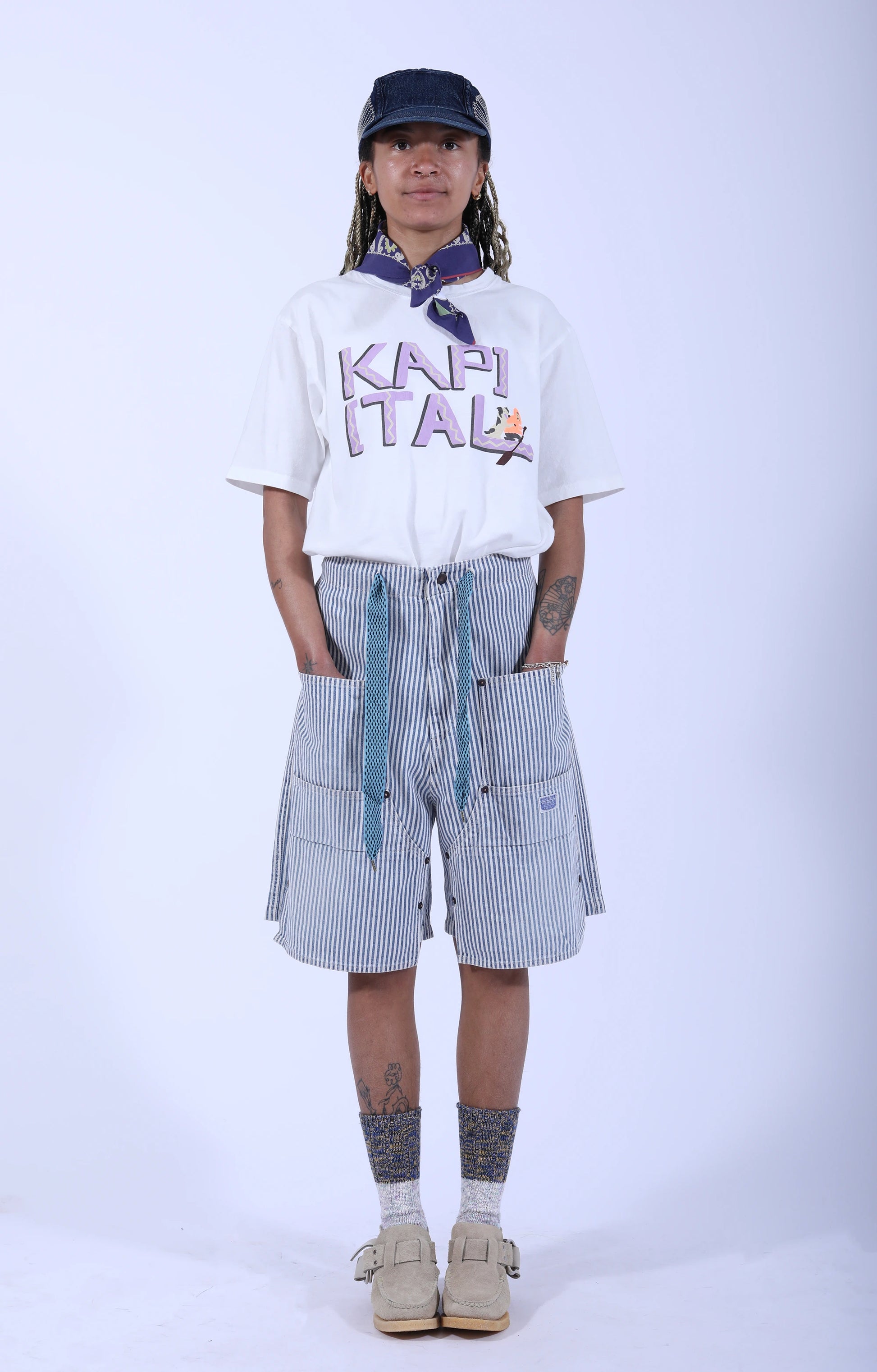 10oz Hickoree W-Knee Easy Short Pants