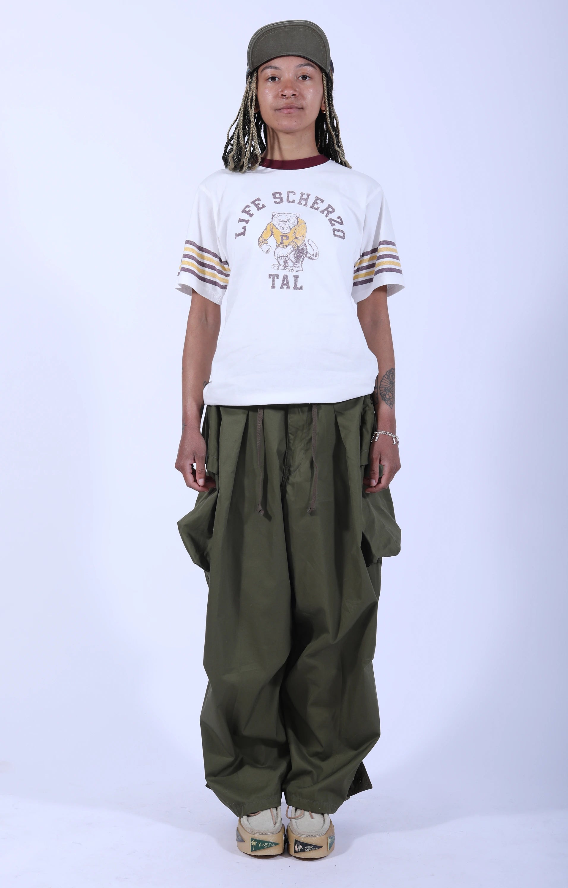 Jersey Ringer T-shirt White