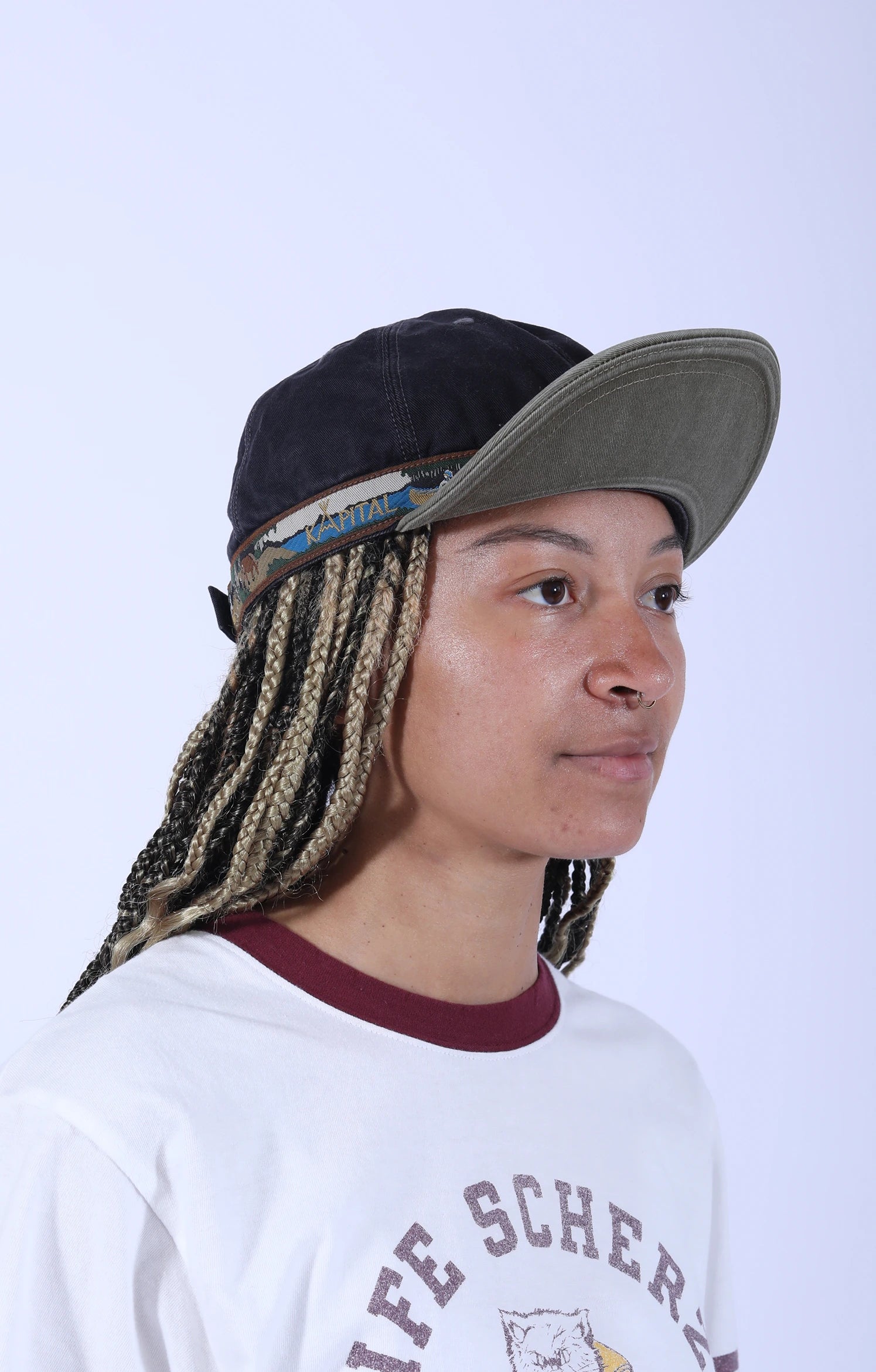 Chino Brimfield Cap BLKxBR