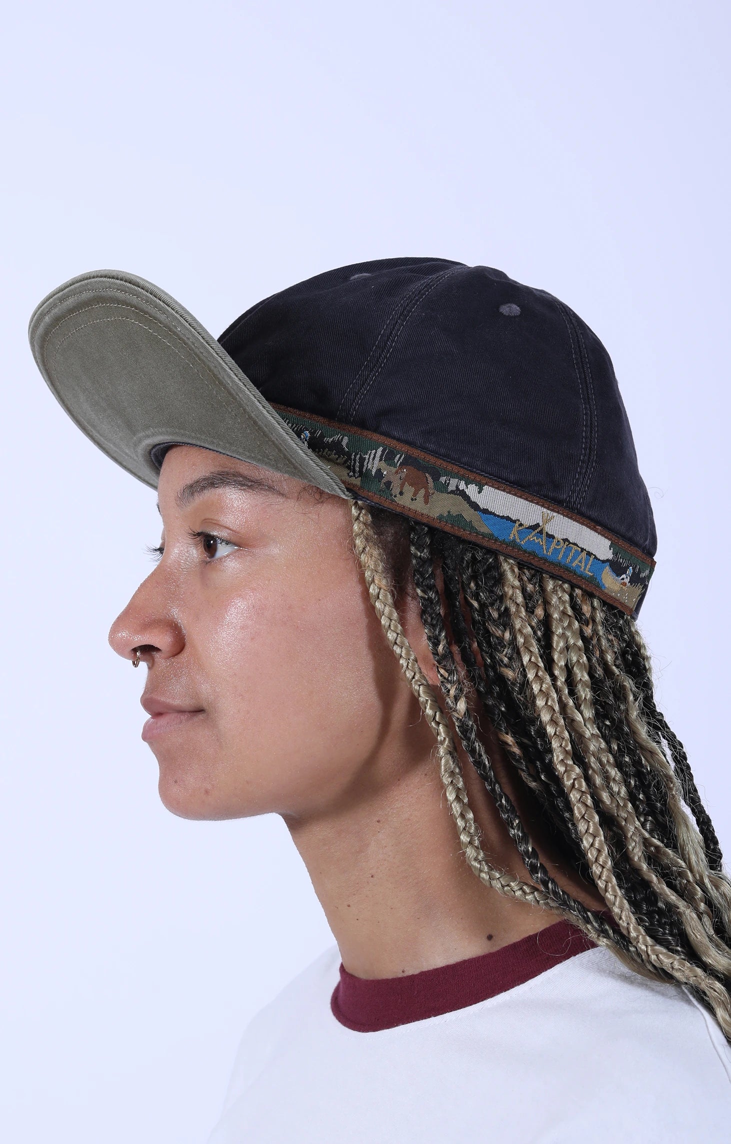 Chino Brimfield Cap BLKxBR