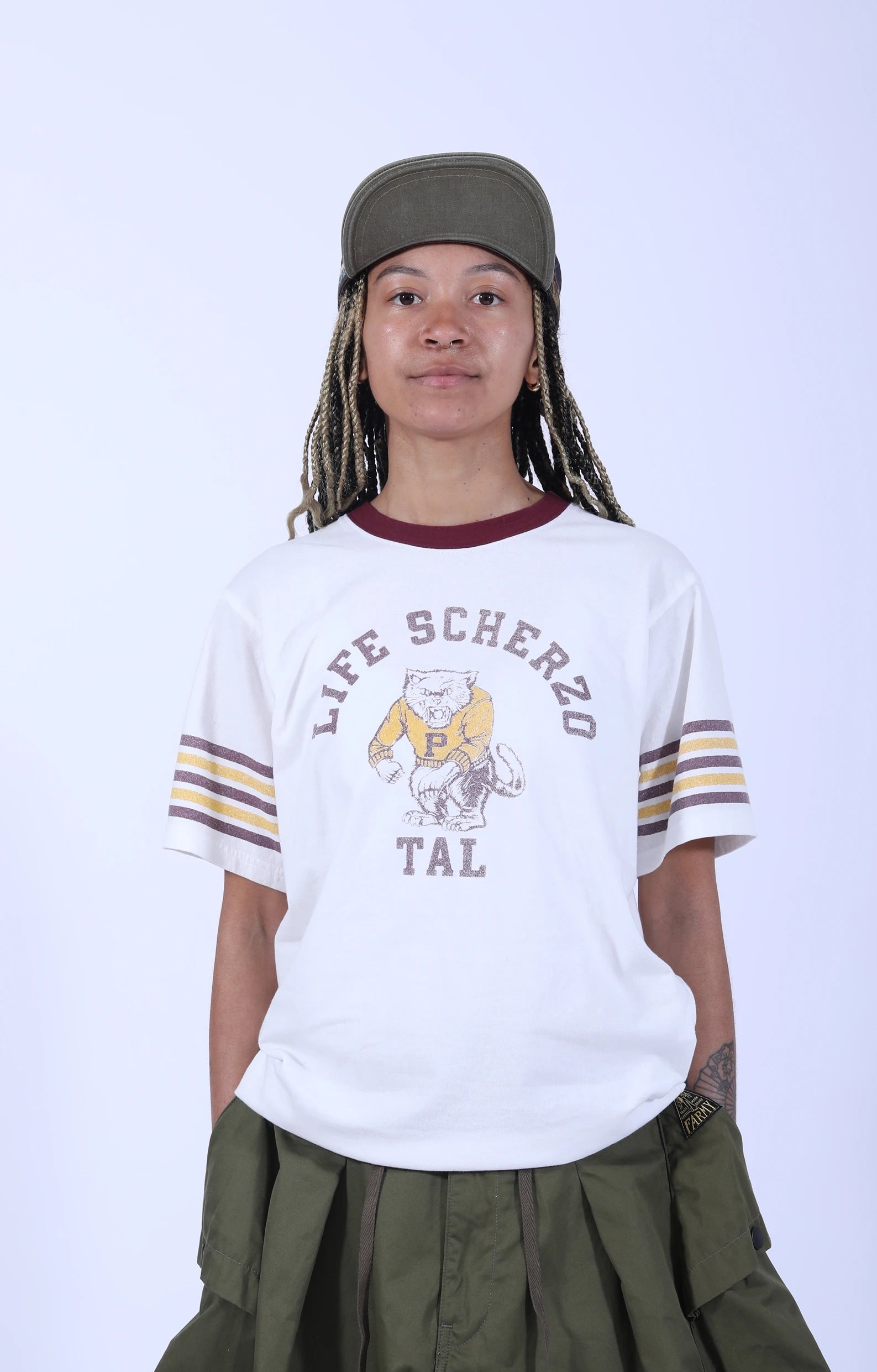Jersey Ringer T-shirt White
