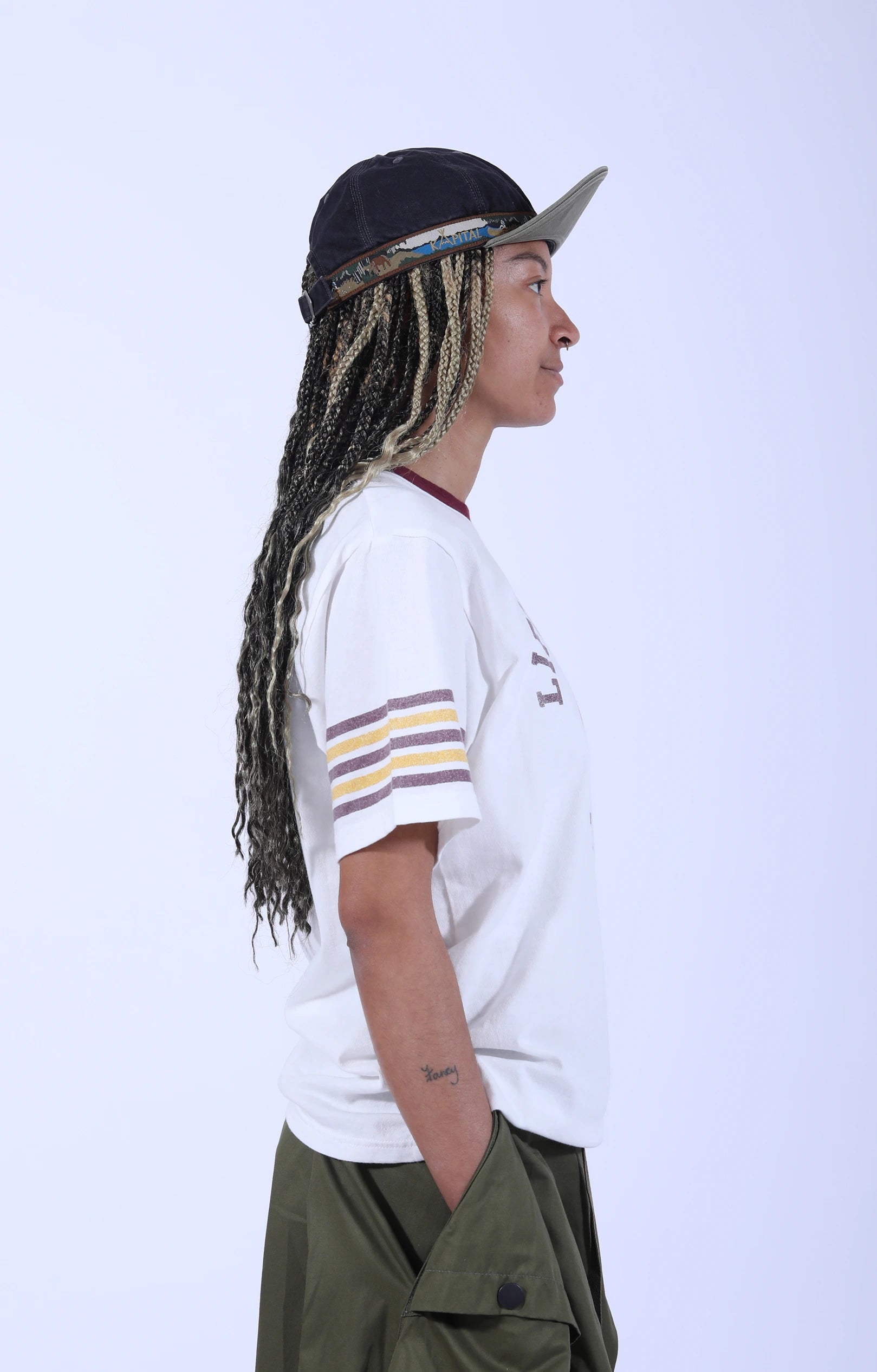 Jersey Ringer T-shirt White