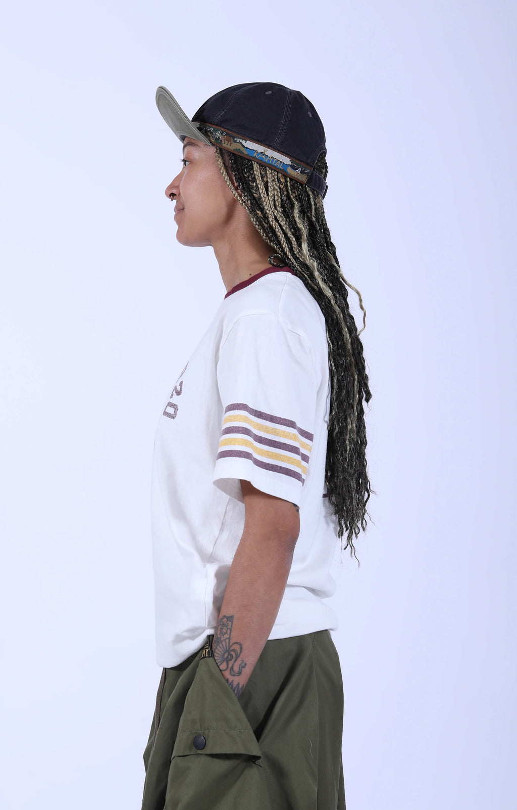 Jersey Ringer T-shirt White