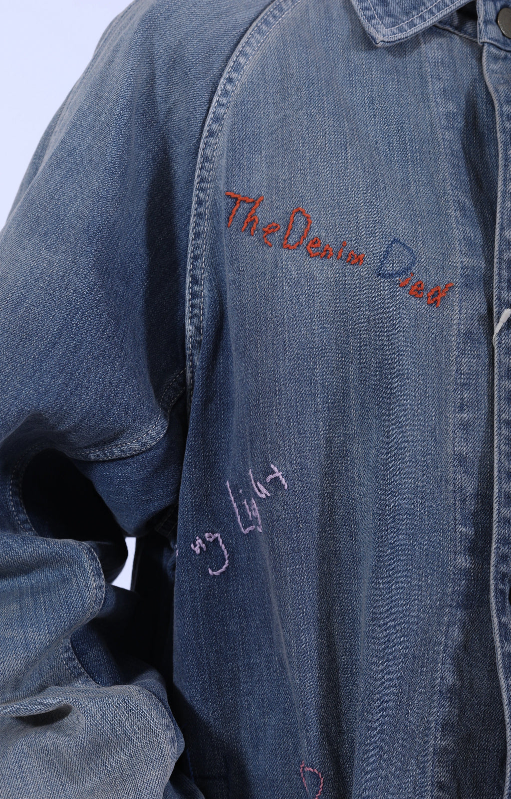 12oz Denim Cactus Coverall Embroidery