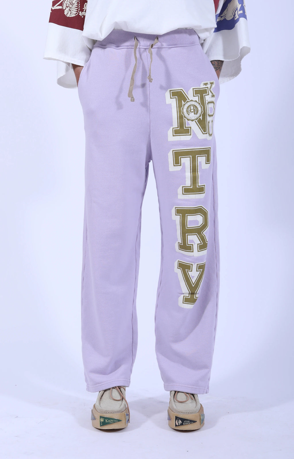 Knit Sweat Pants N.TRY Light Purple