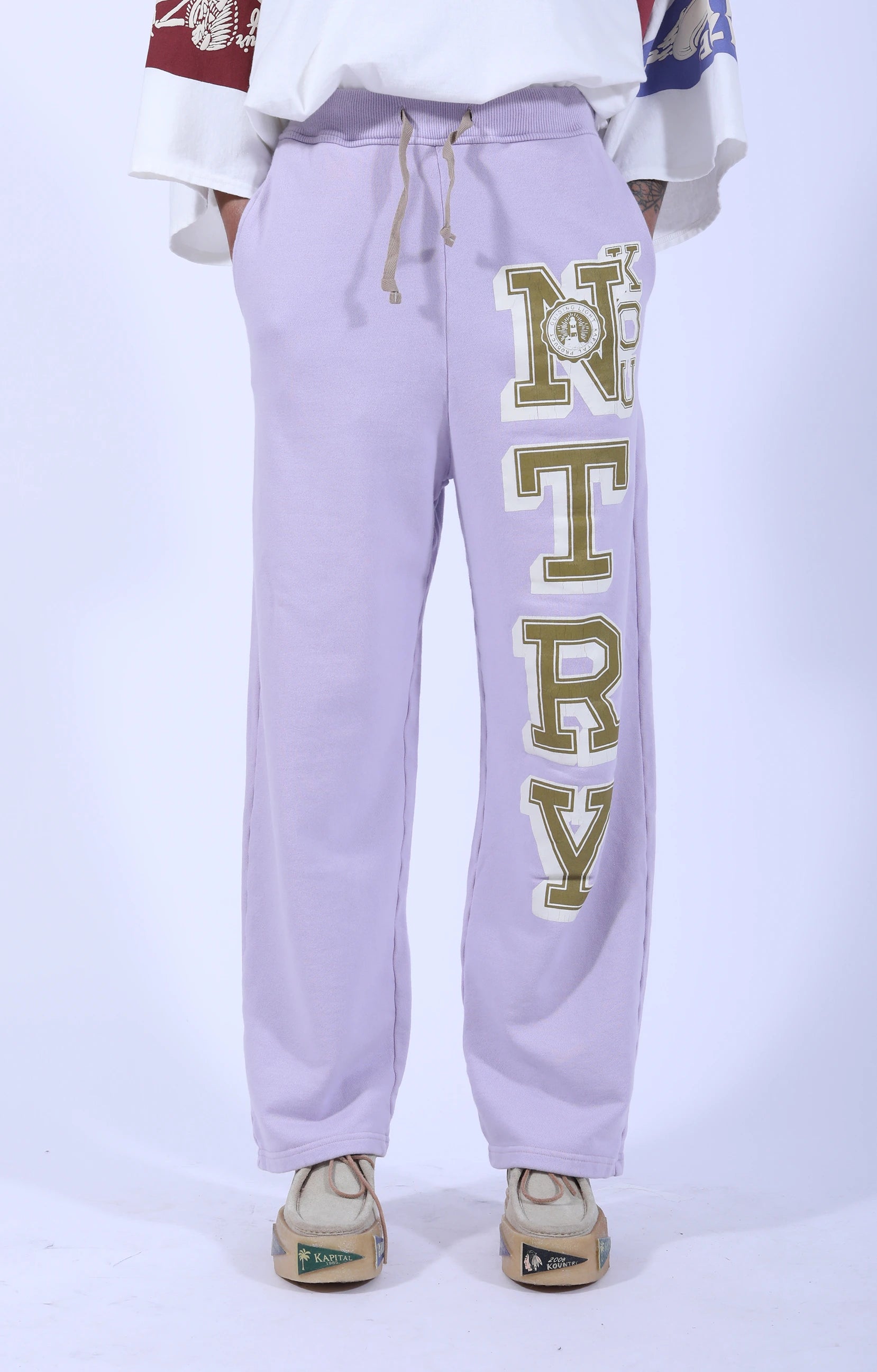 Knit Sweat Pants N.TRY Light Purple