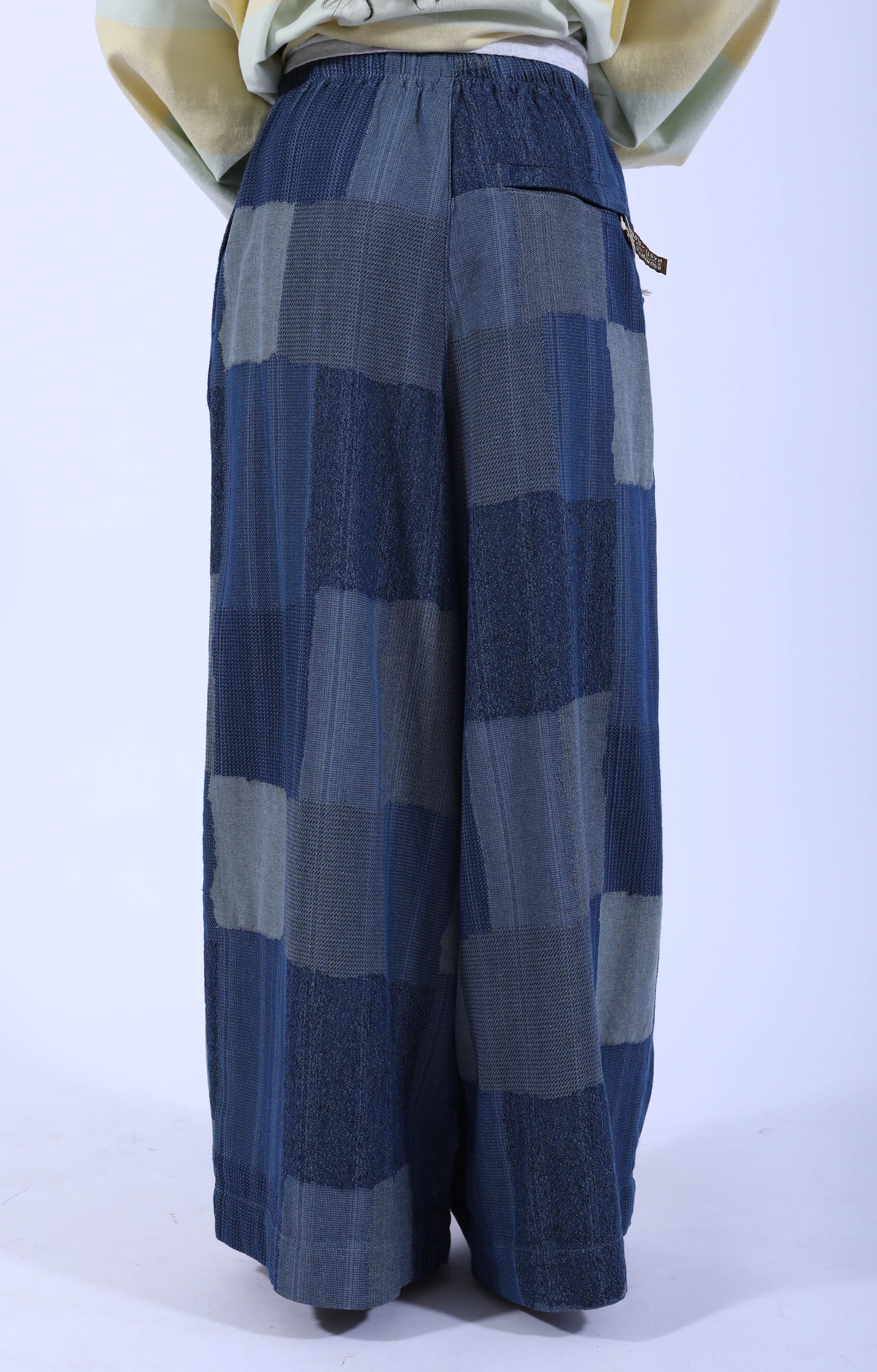 Cotton Linen TUGIHAGI RUDE Baggy Pants Navy