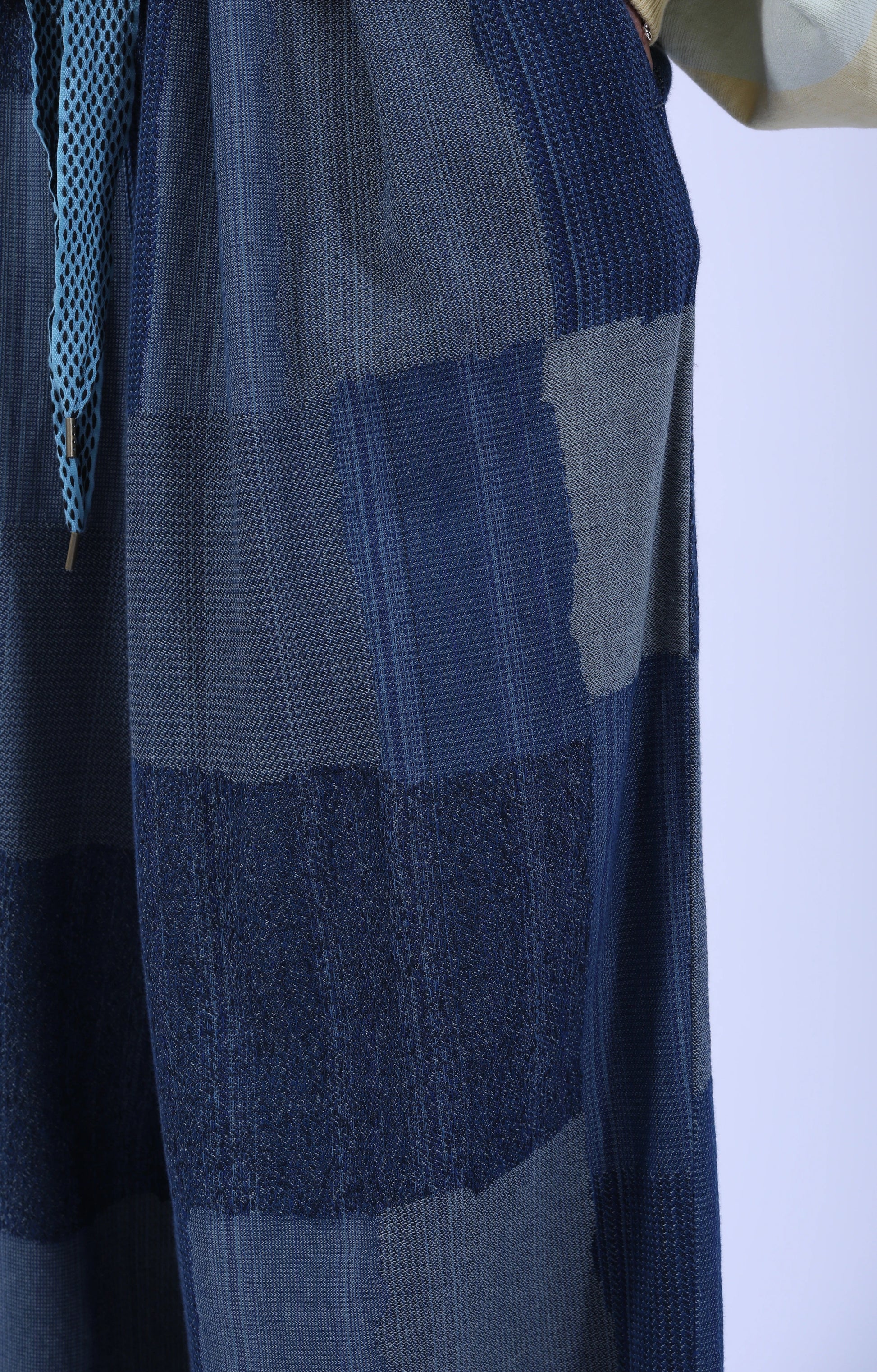 Cotton Linen TUGIHAGI RUDE Baggy Pants Navy