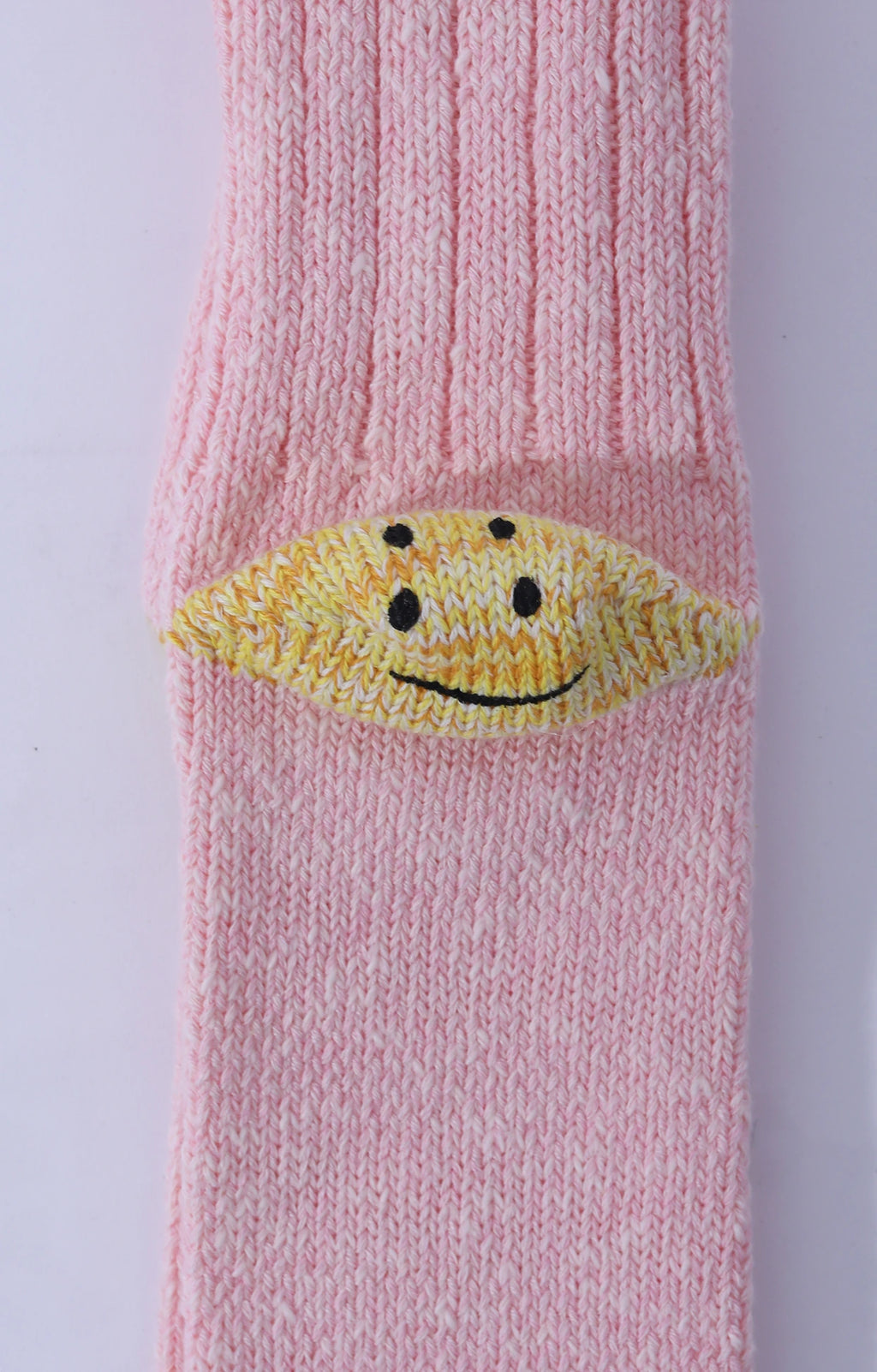 Pink 56 Yarns 3x1 Rib RAINBOWY HAPPY HEEL Socks