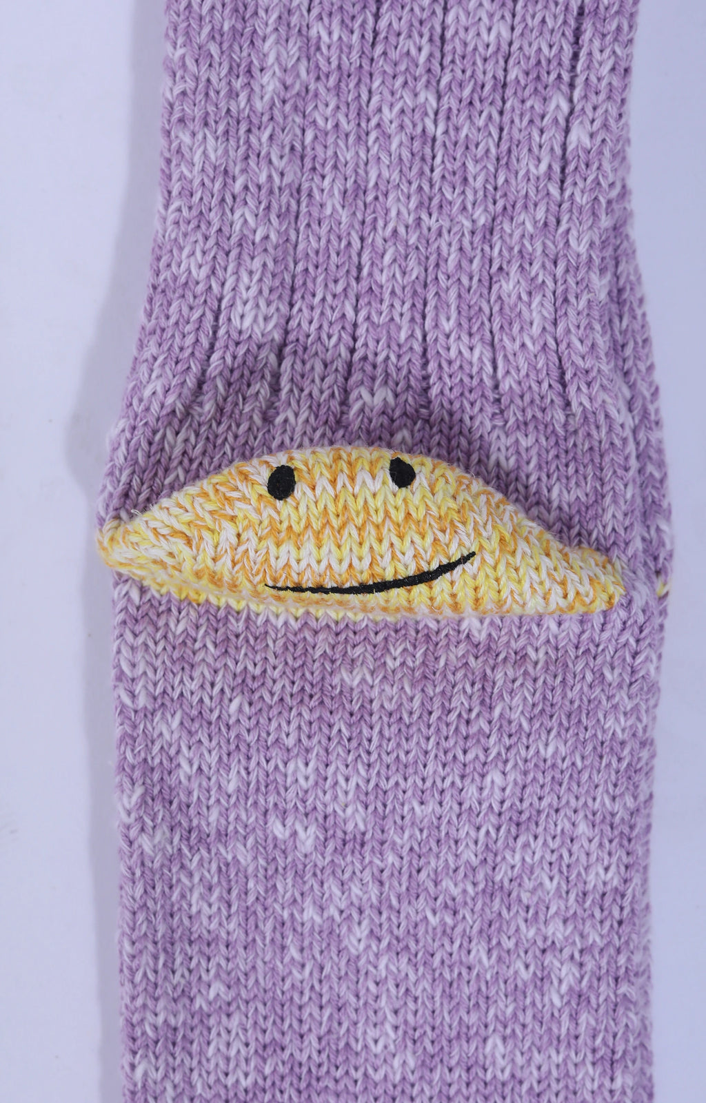 Purple 56 Yarns 3x1 Rib RAINBOWY HAPPY HEEL Socks