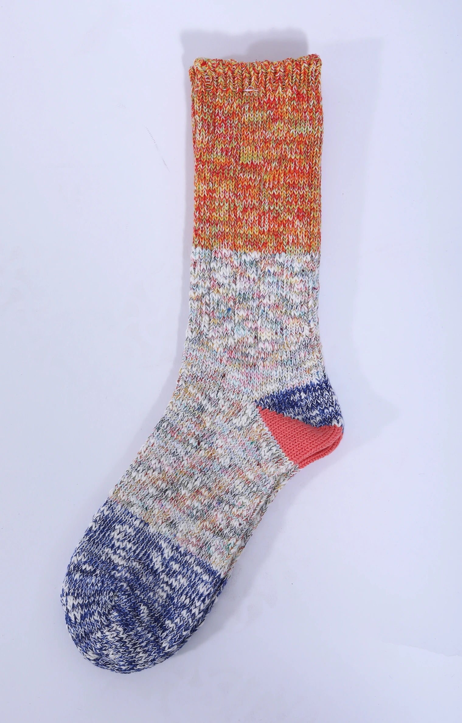 Blue 60 Yarns 2 TONES HEEL Socks