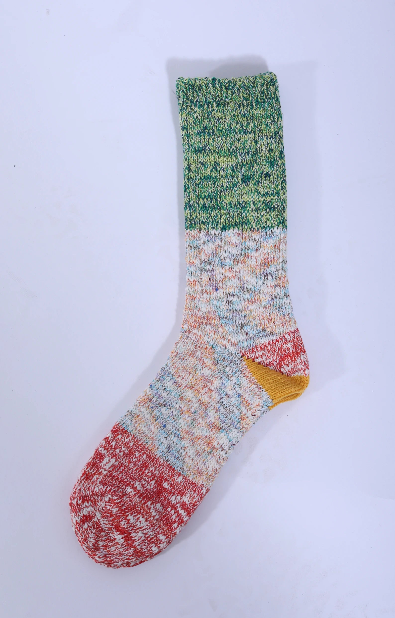 Red 60 Yarns 2 TONES HEEL Socks