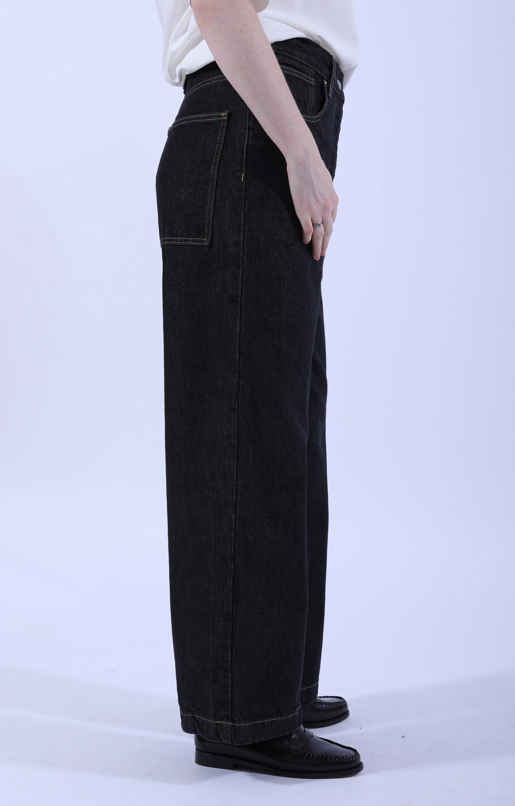 Neive Curved Denim SNW Black