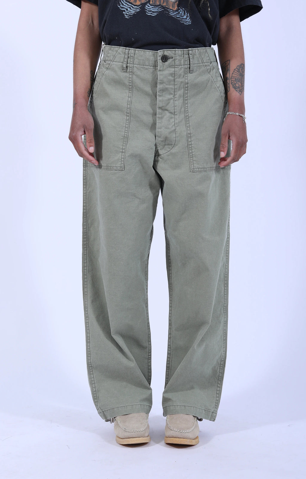 Summer Fatigue Pants Green