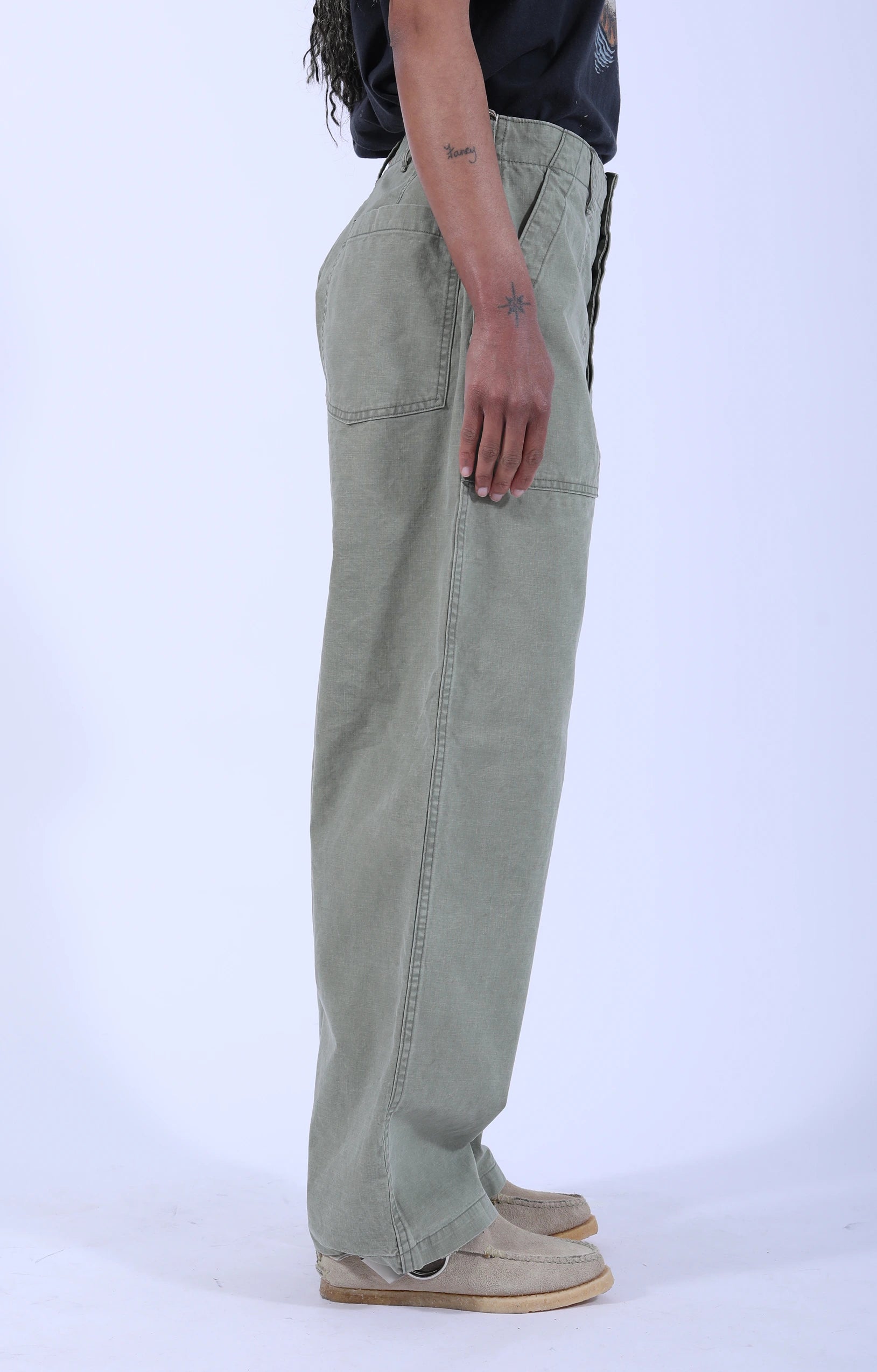 Summer Fatigue Pants Green