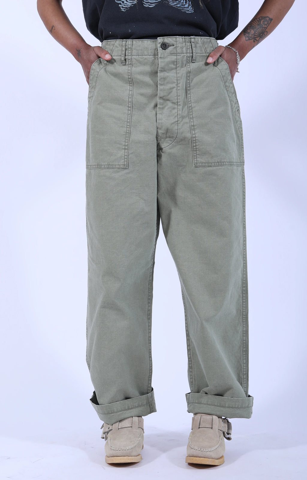 Summer Fatigue Pants Green