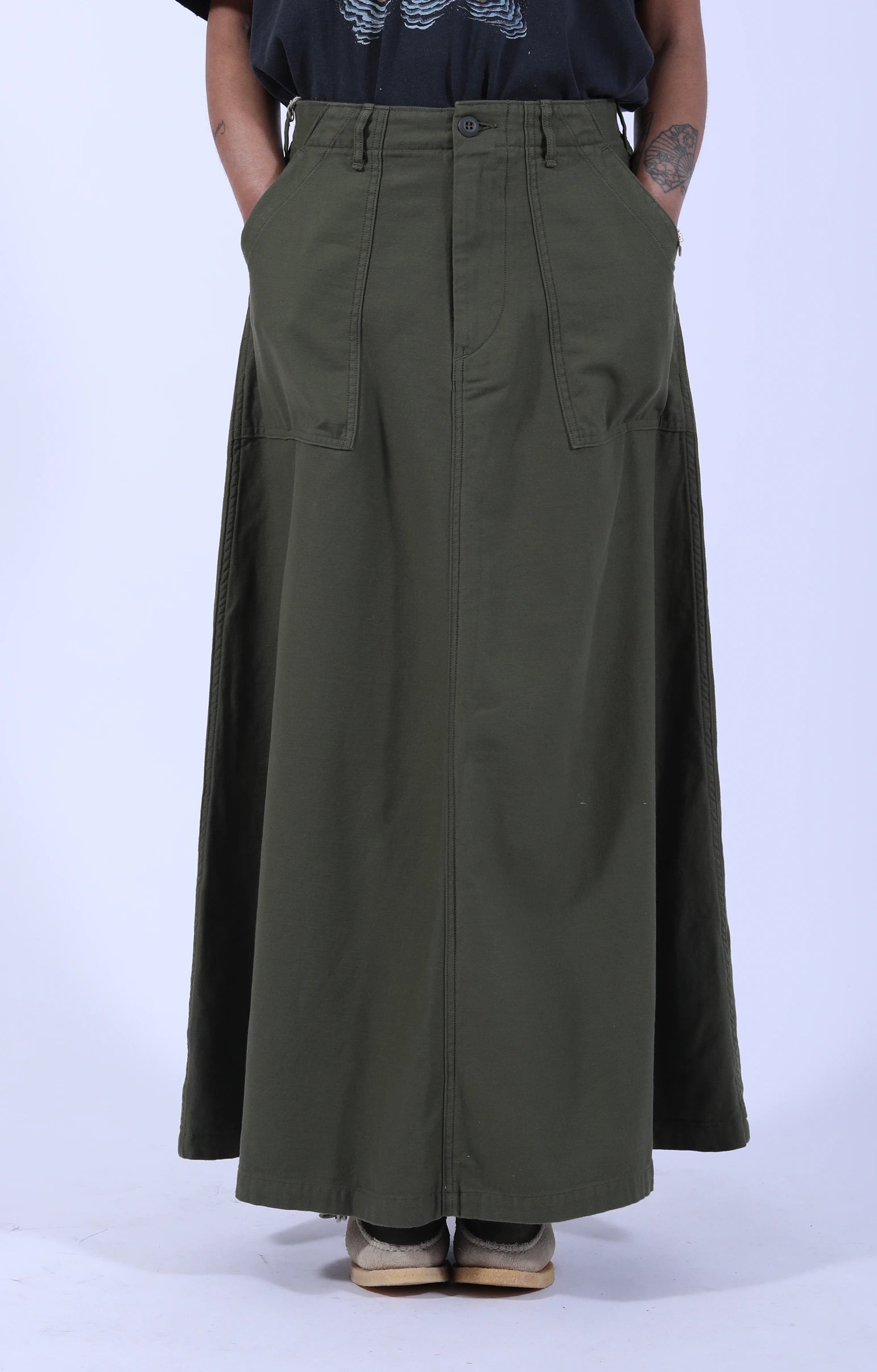 U.S. Army Fatigue Skirt Dark Olive
