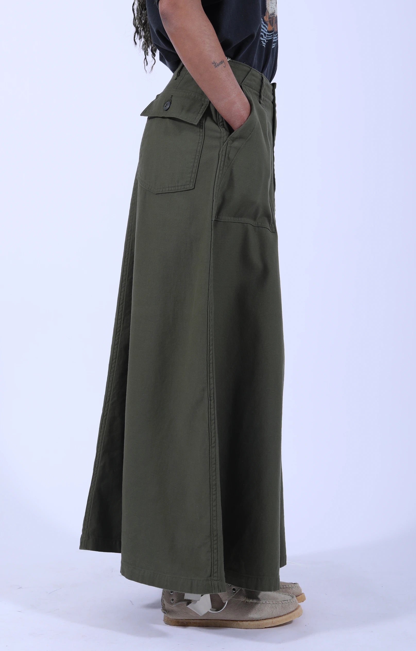 U.S. Army Fatigue Skirt Dark Olive