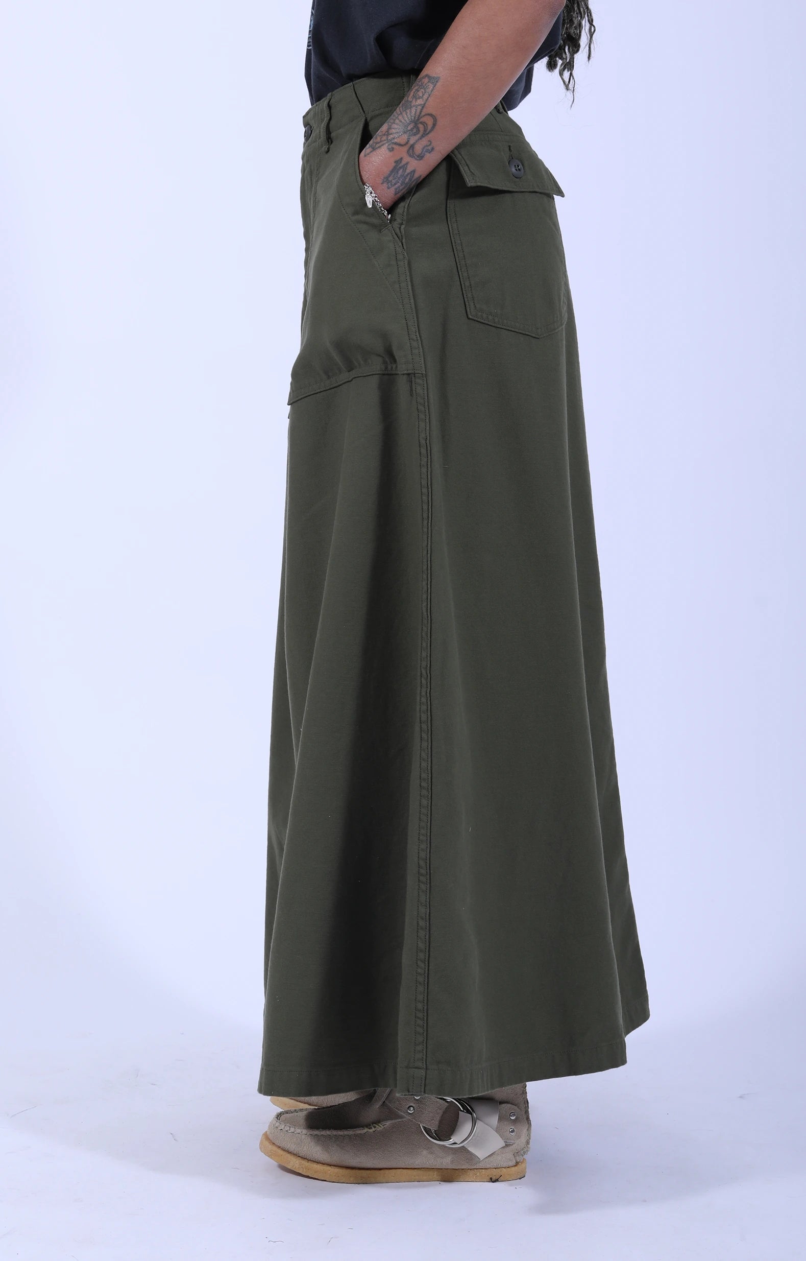 U.S. Army Fatigue Skirt Dark Olive