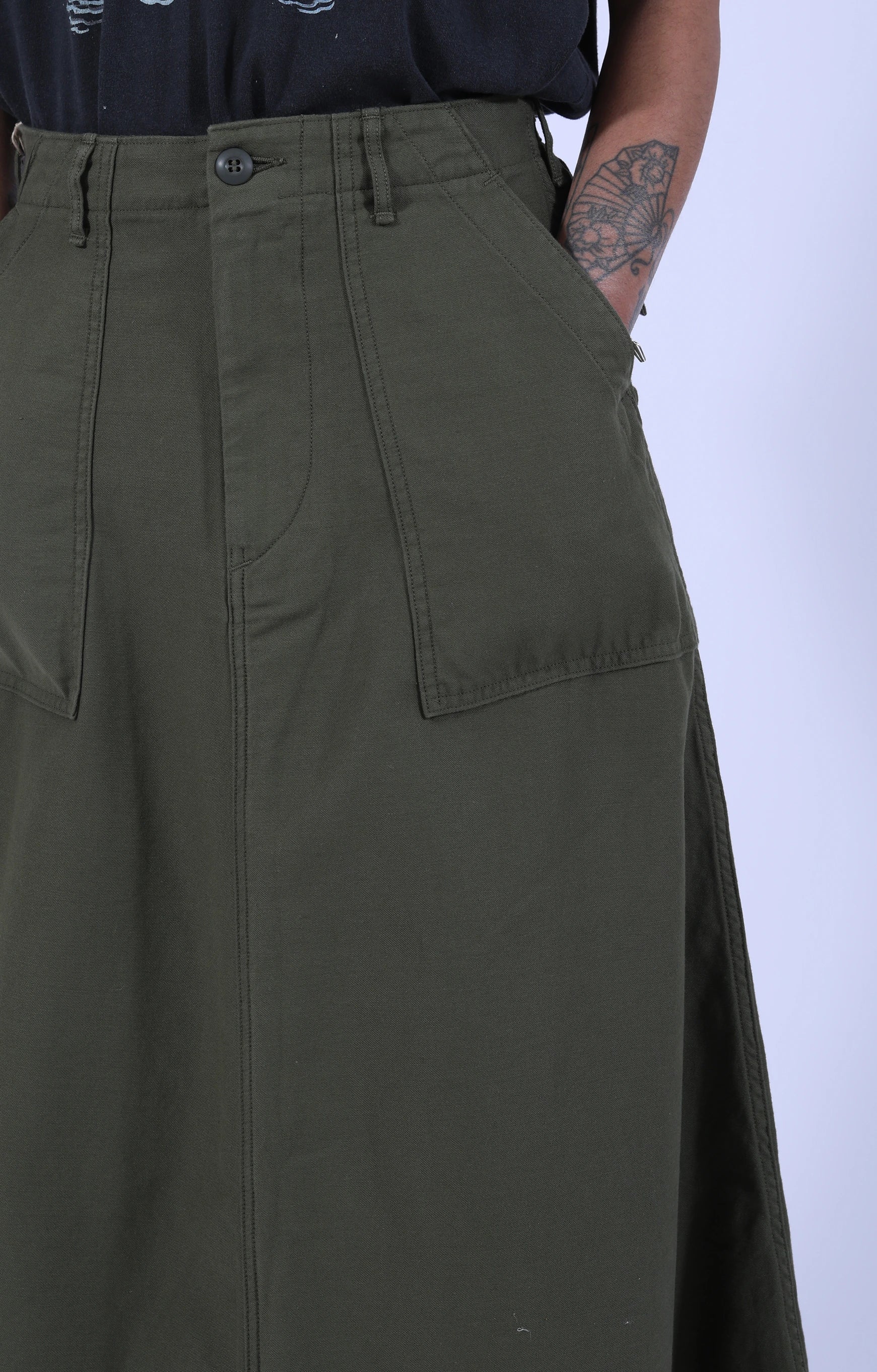 U.S. Army Fatigue Skirt Dark Olive