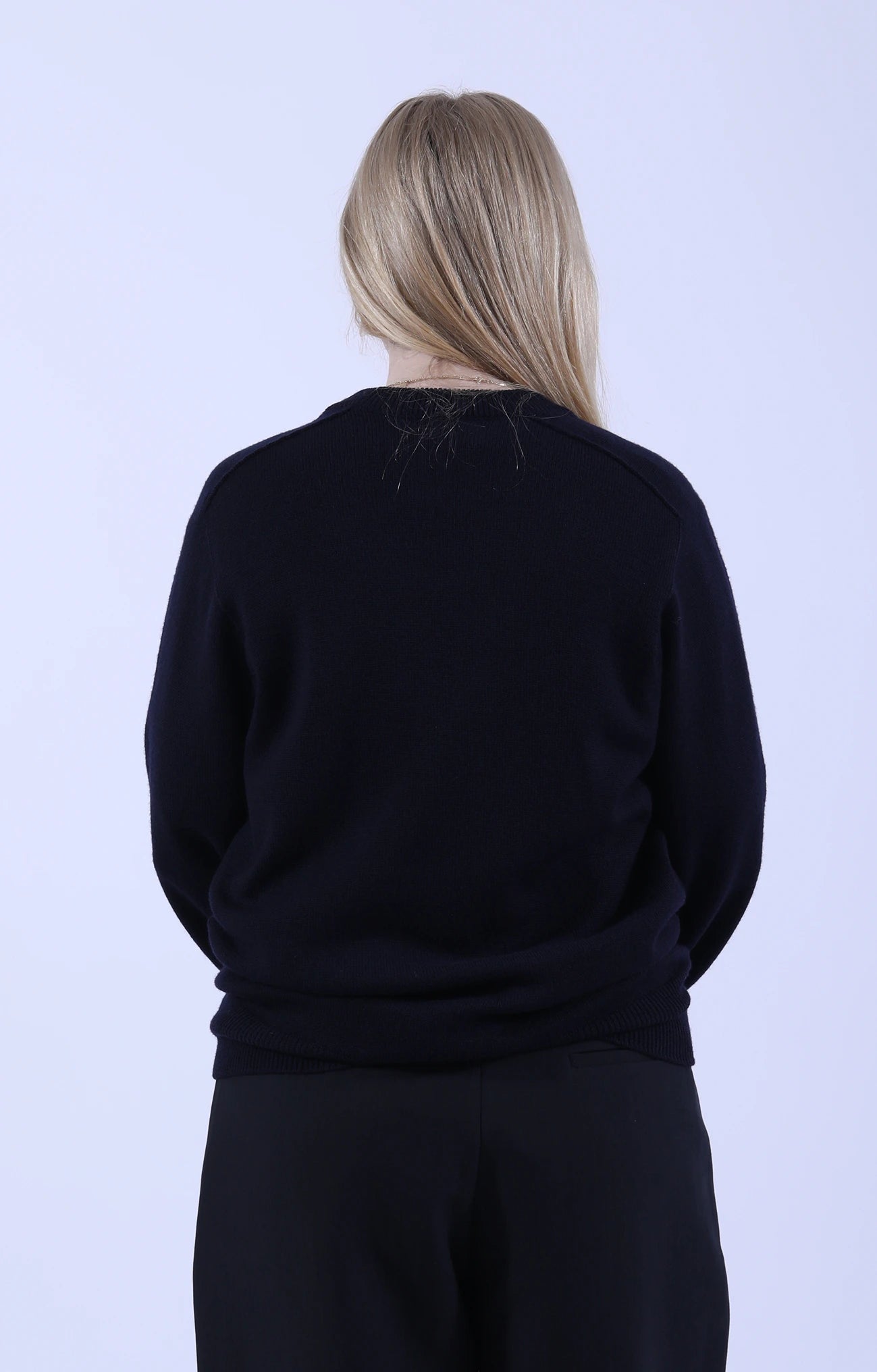 Jed Crew Neck Jumper Navy