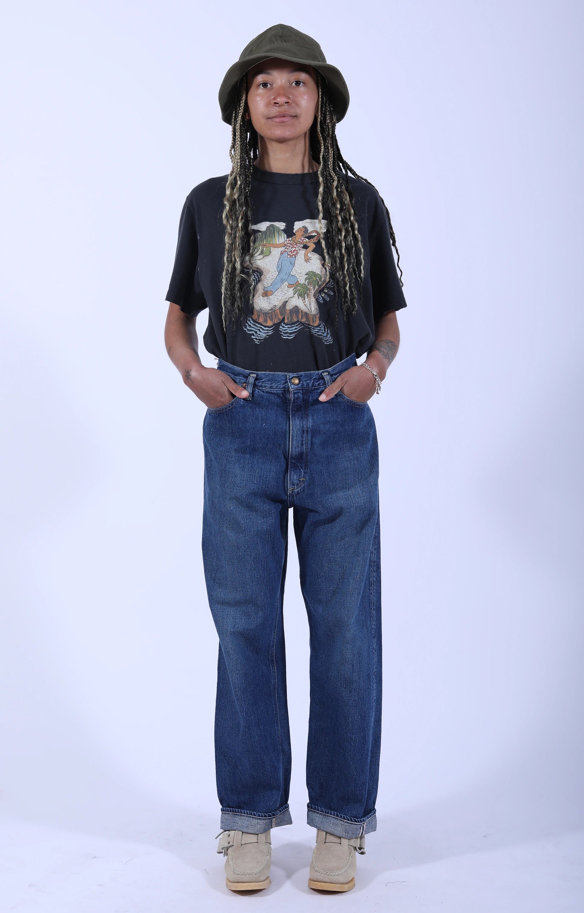 Jasmin High Waist Denim Pants Denim Used