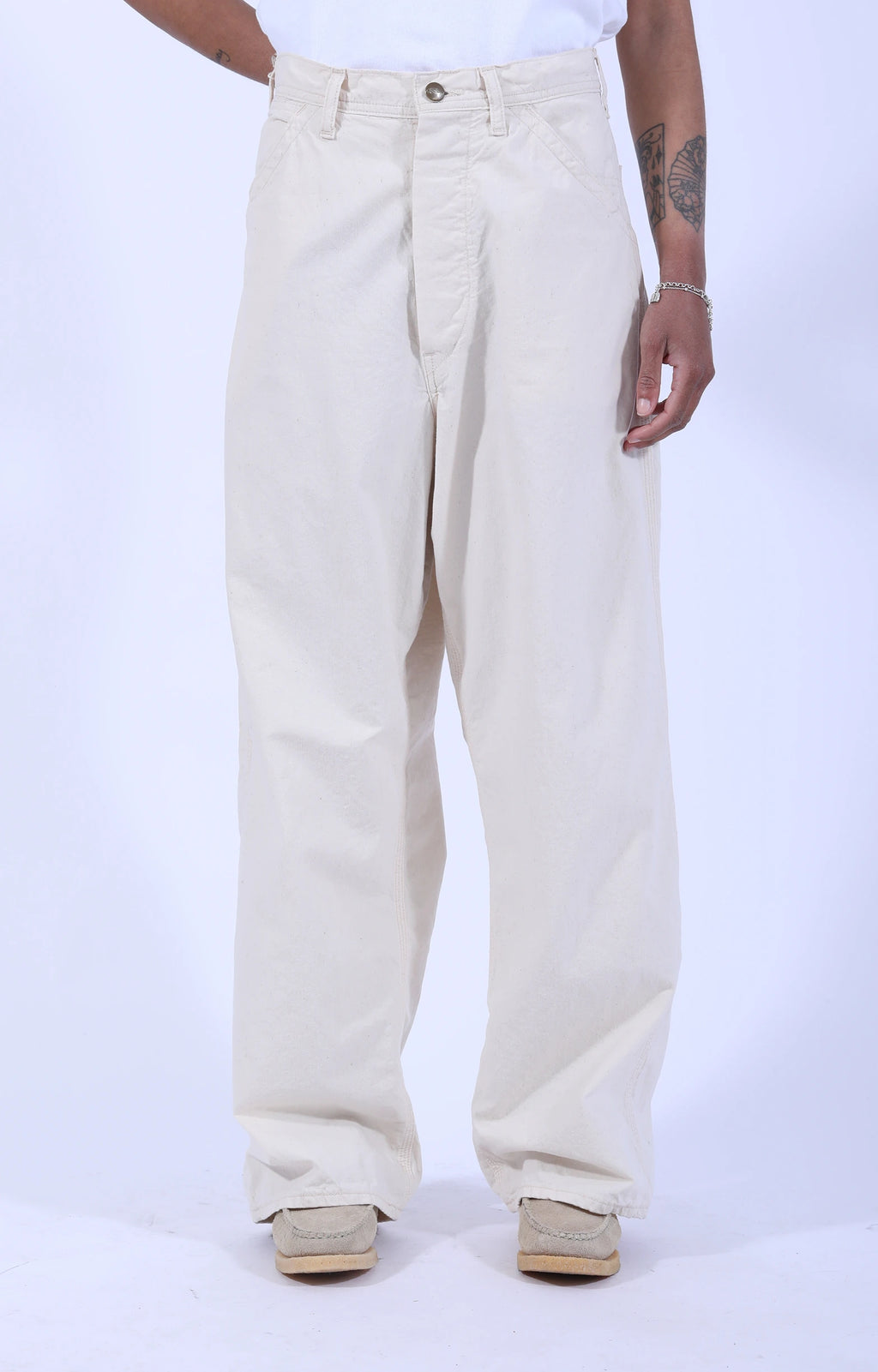 Denim Painter Pants Ecru