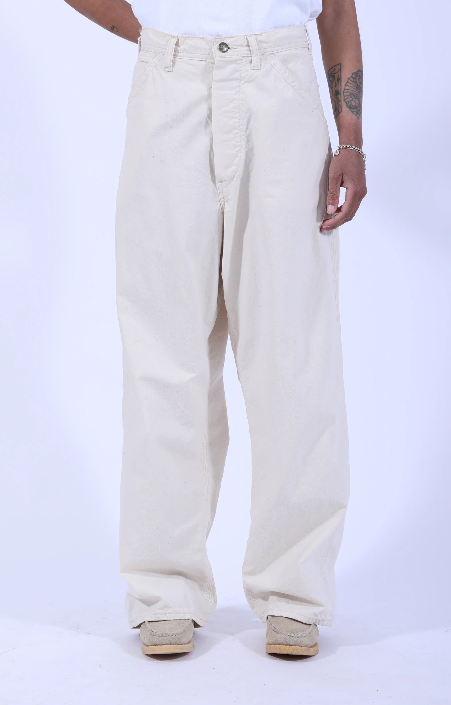 Denim Painter Pants Ecru
