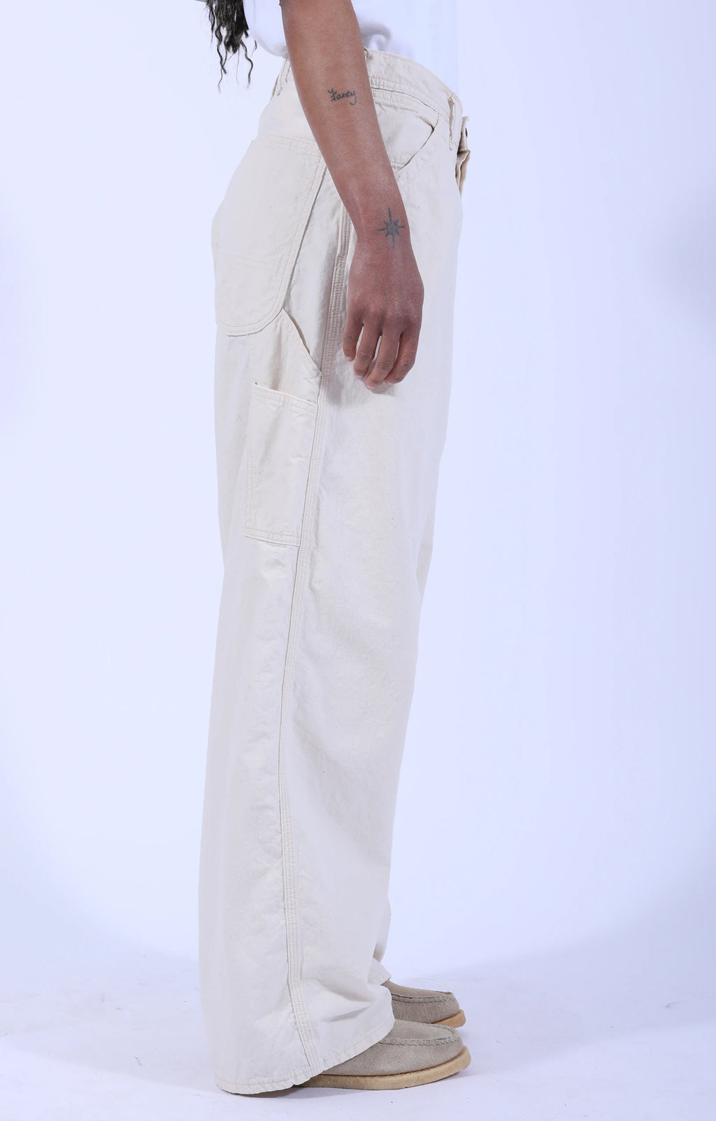 Denim Painter Pants Ecru