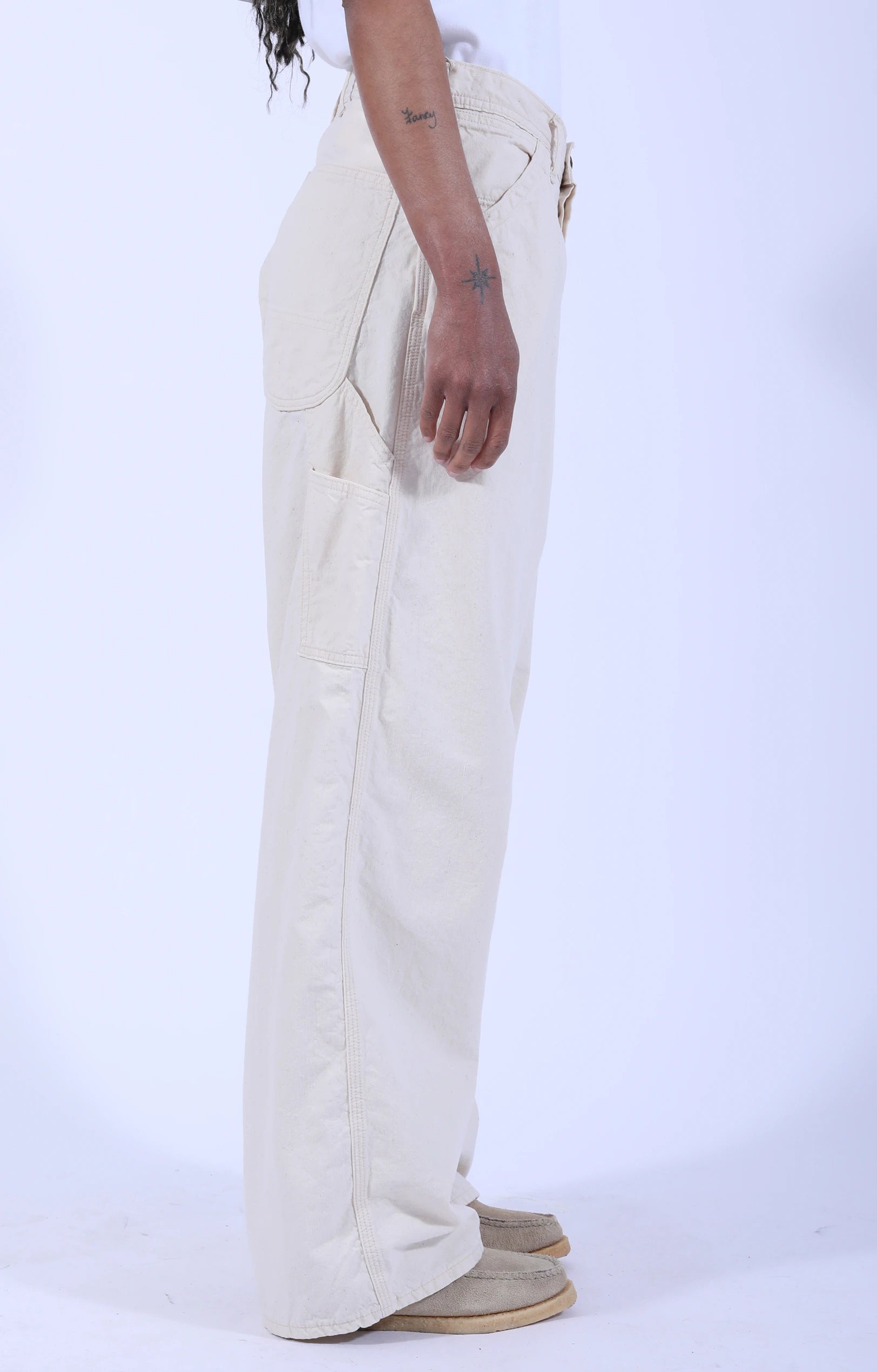 Denim Painter Pants Ecru