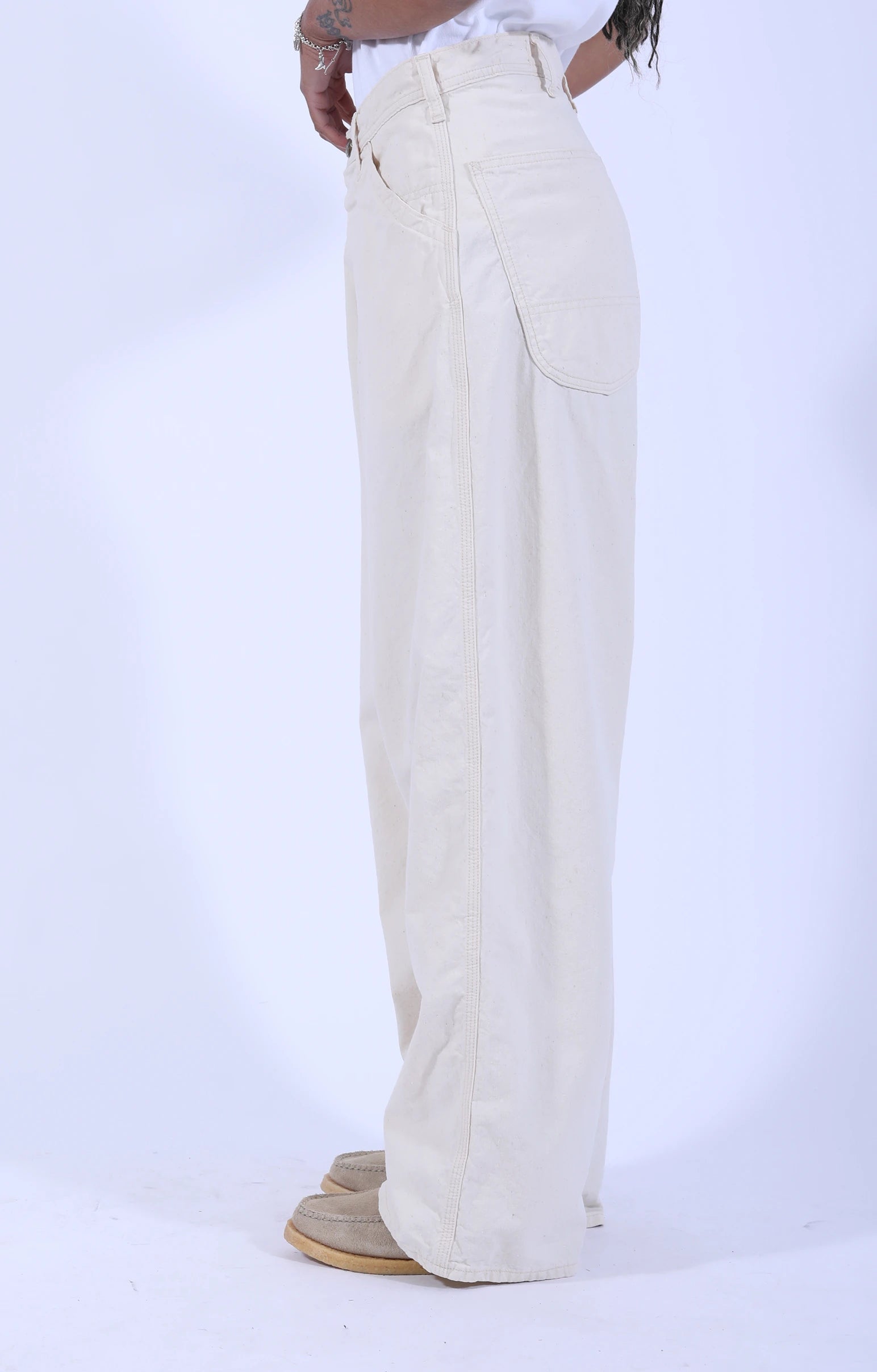 Denim Painter Pants Ecru