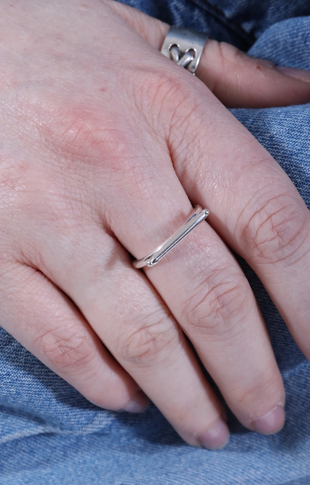 Roya Bar Ring Sterling Silver