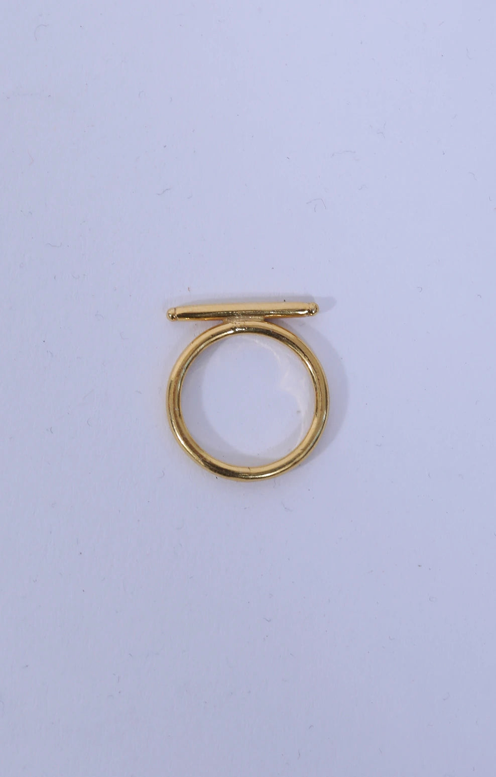 Roya Bar Ring 18kt Gold Vermeil