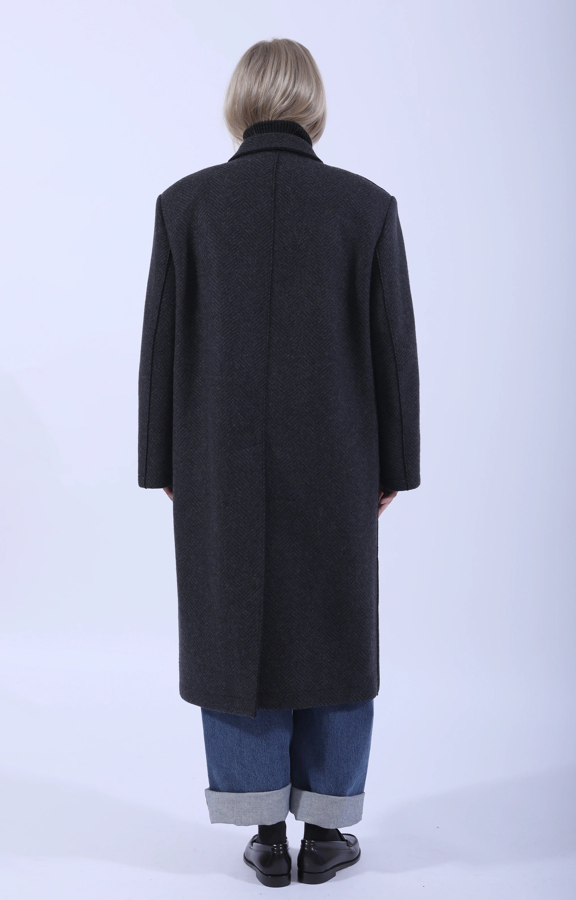 Grandad Coat Anthracite
