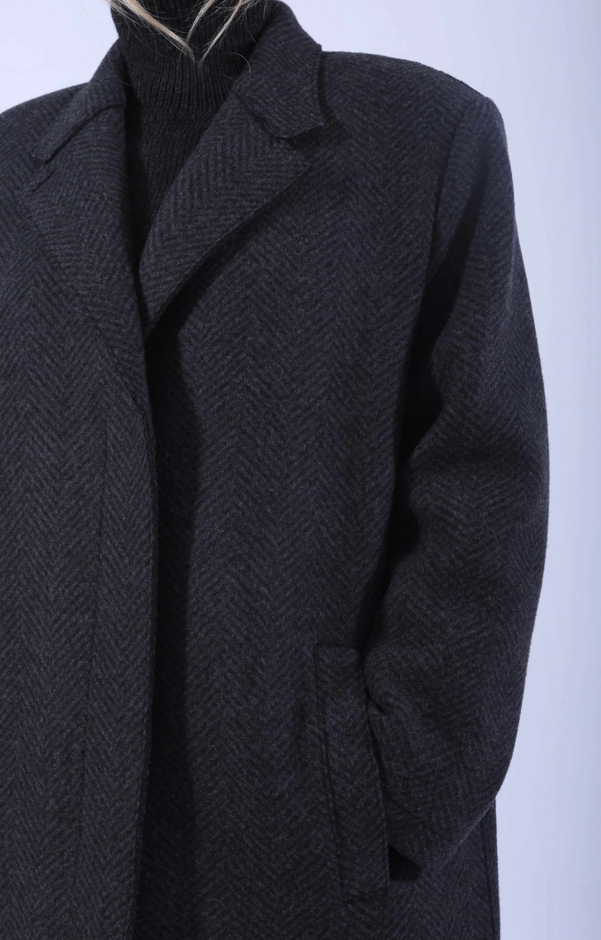 Grandad Coat Anthracite