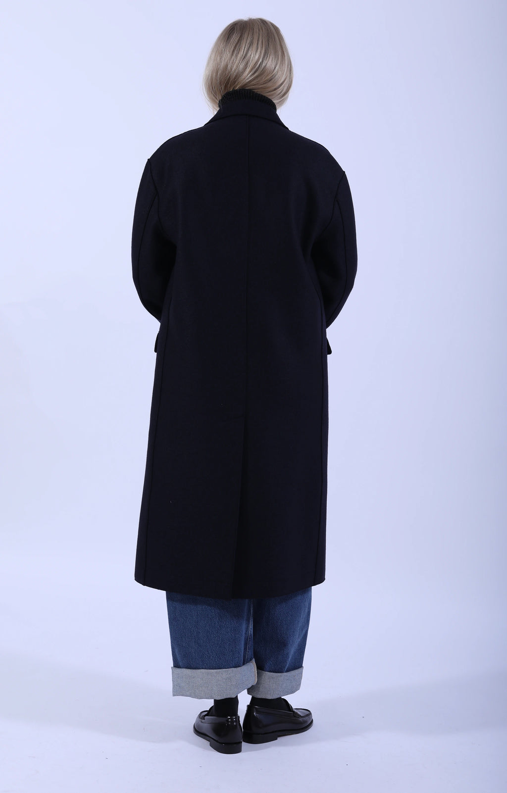 Chester Coat Navy Blue