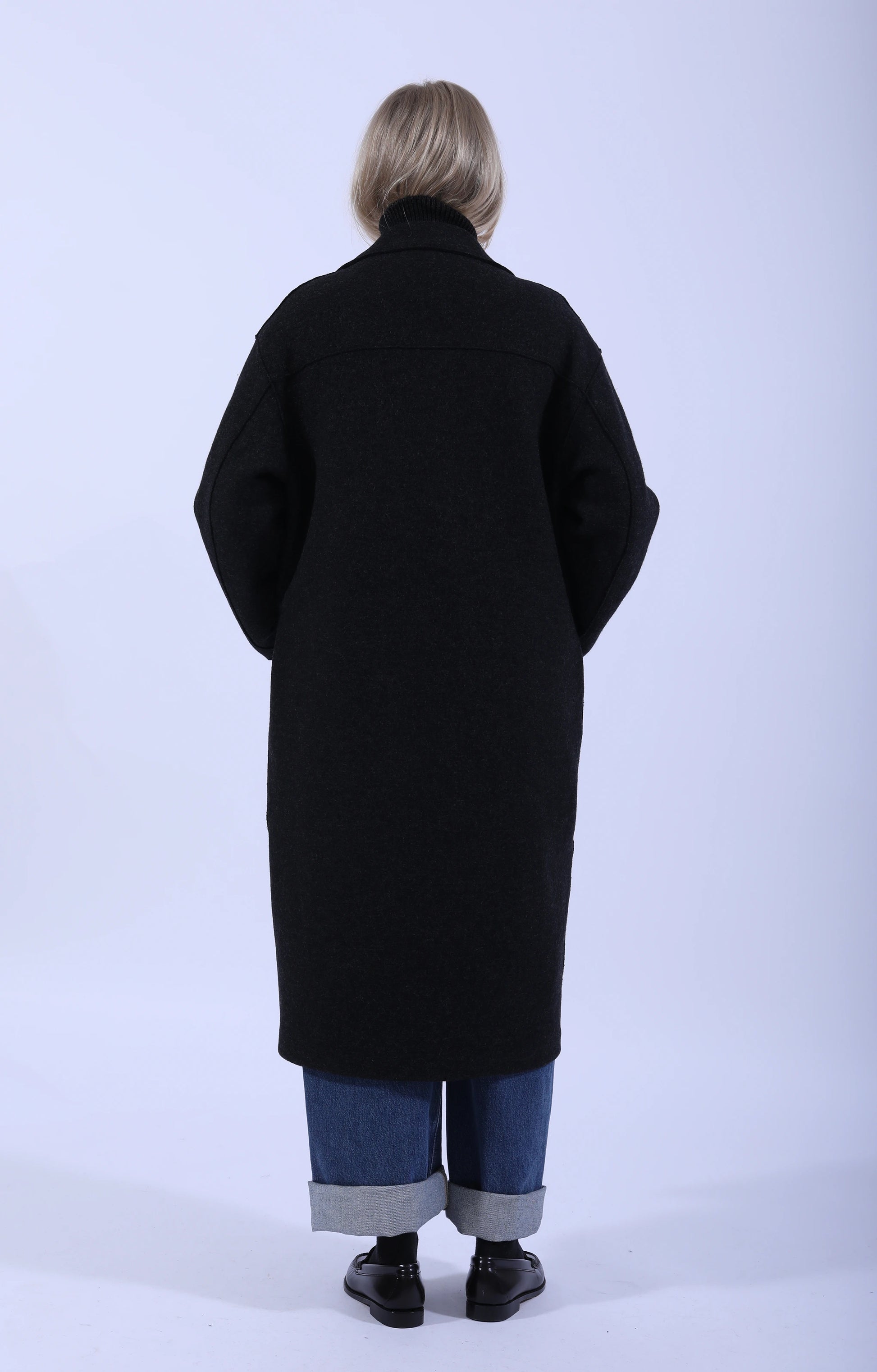 Greatcoat Boiled Wool Anthracite