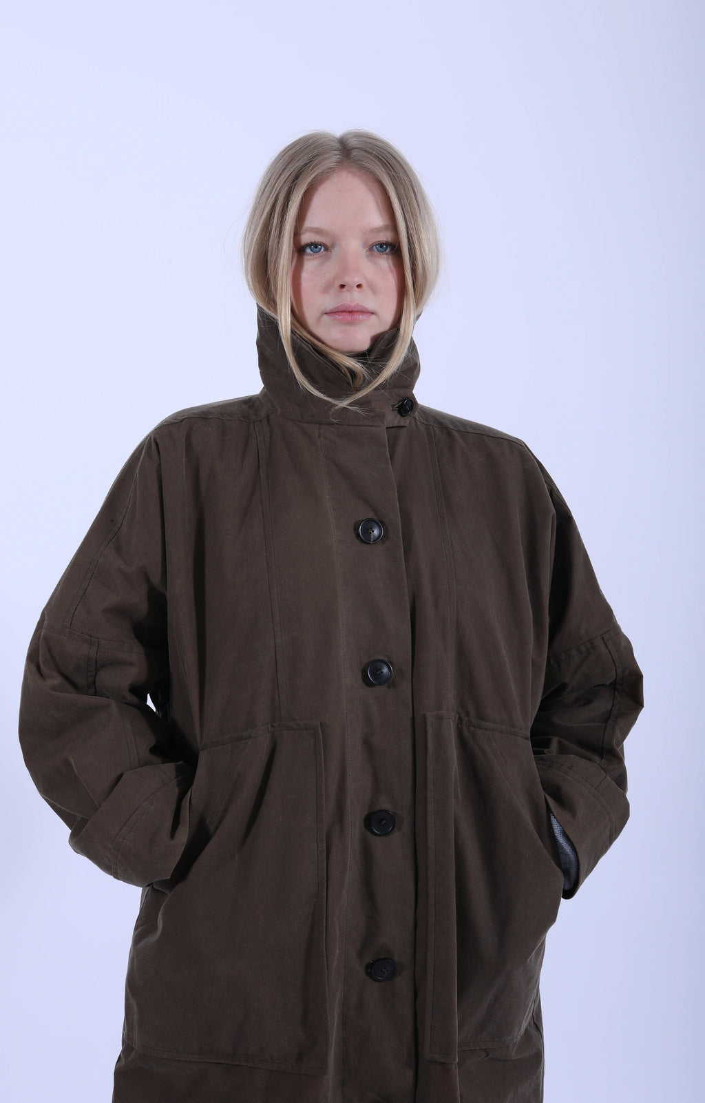 Jay Coat Oilskin Bark