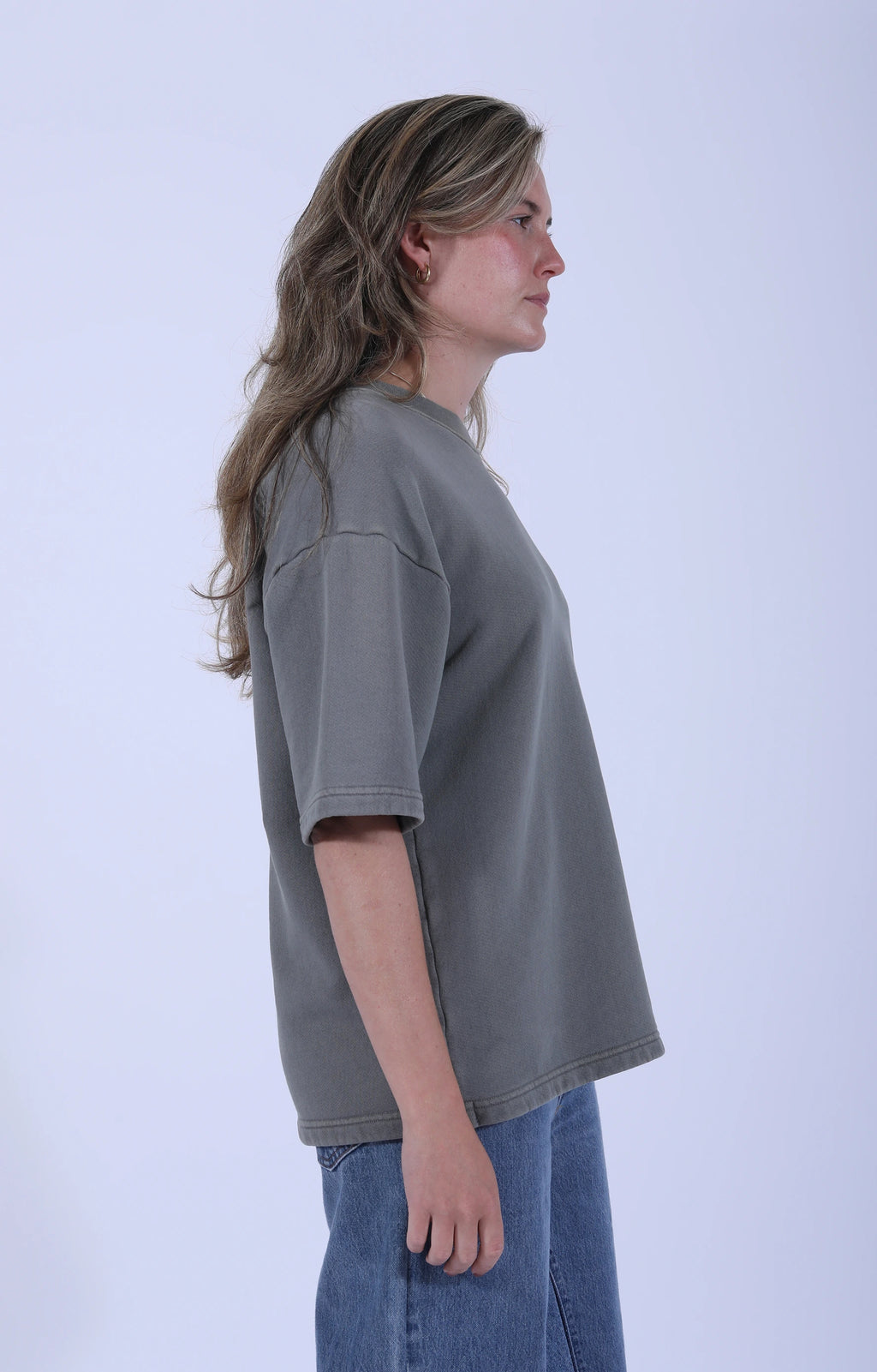 Crewneck S/S Big Tee Fatigue Green
