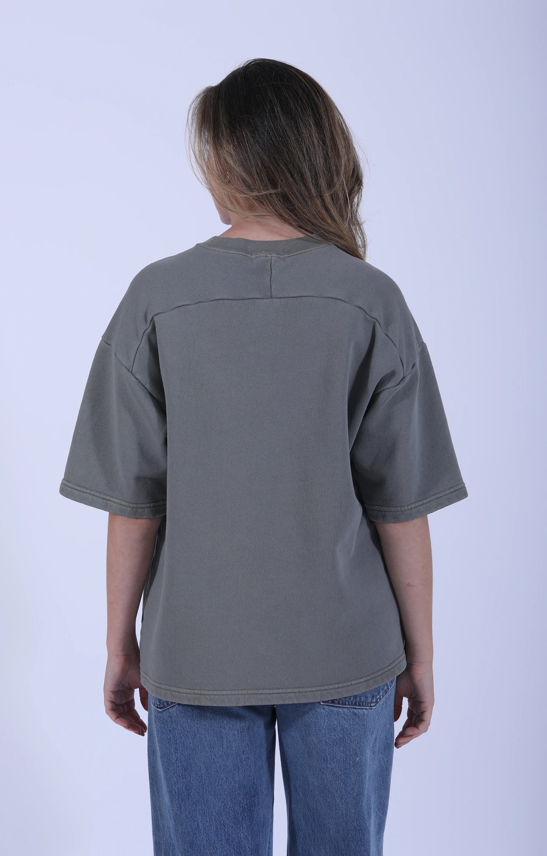 Crewneck S/S Big Tee Fatigue Green