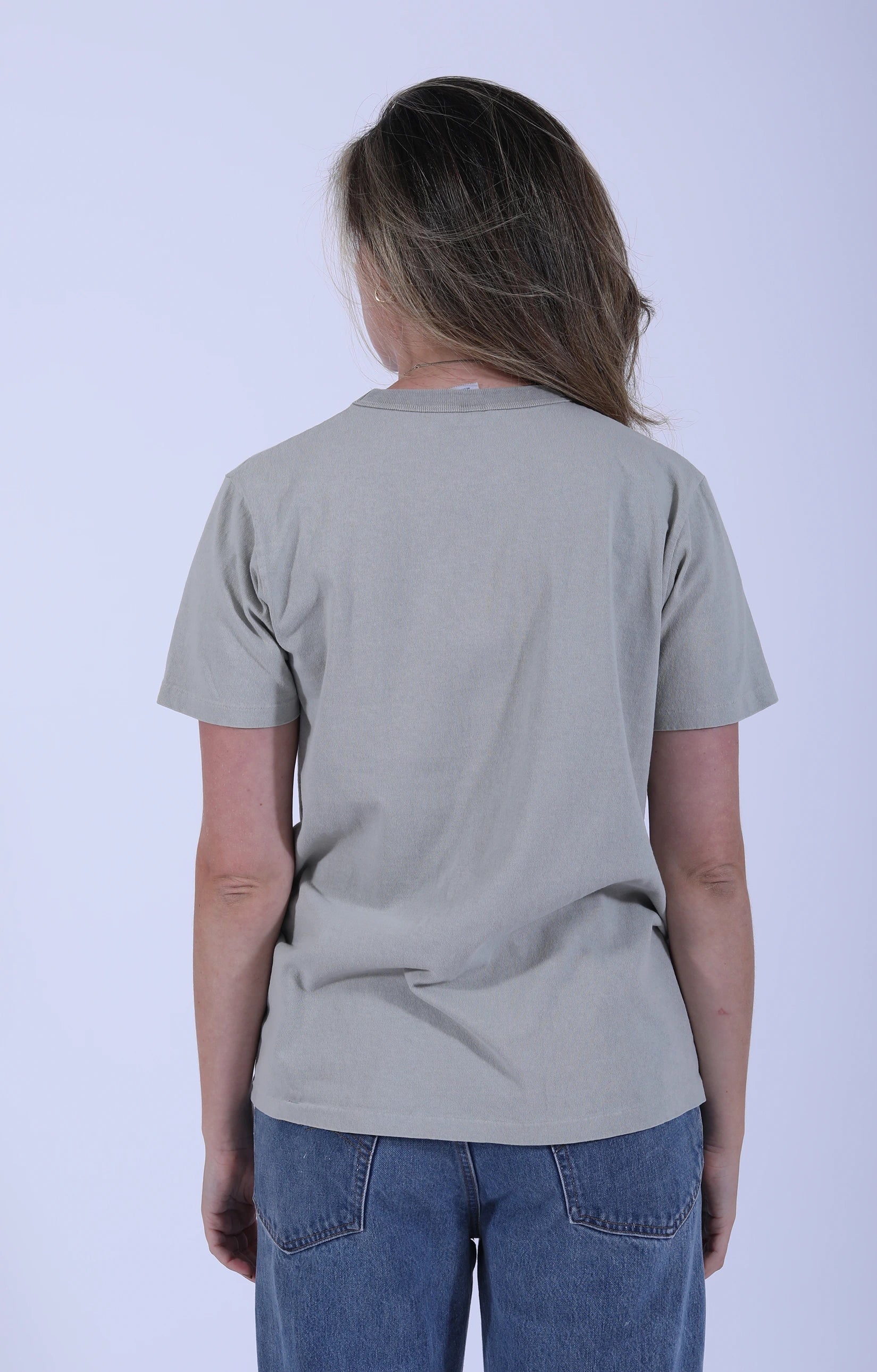 Pigment Dyed Pocket Tee Grey