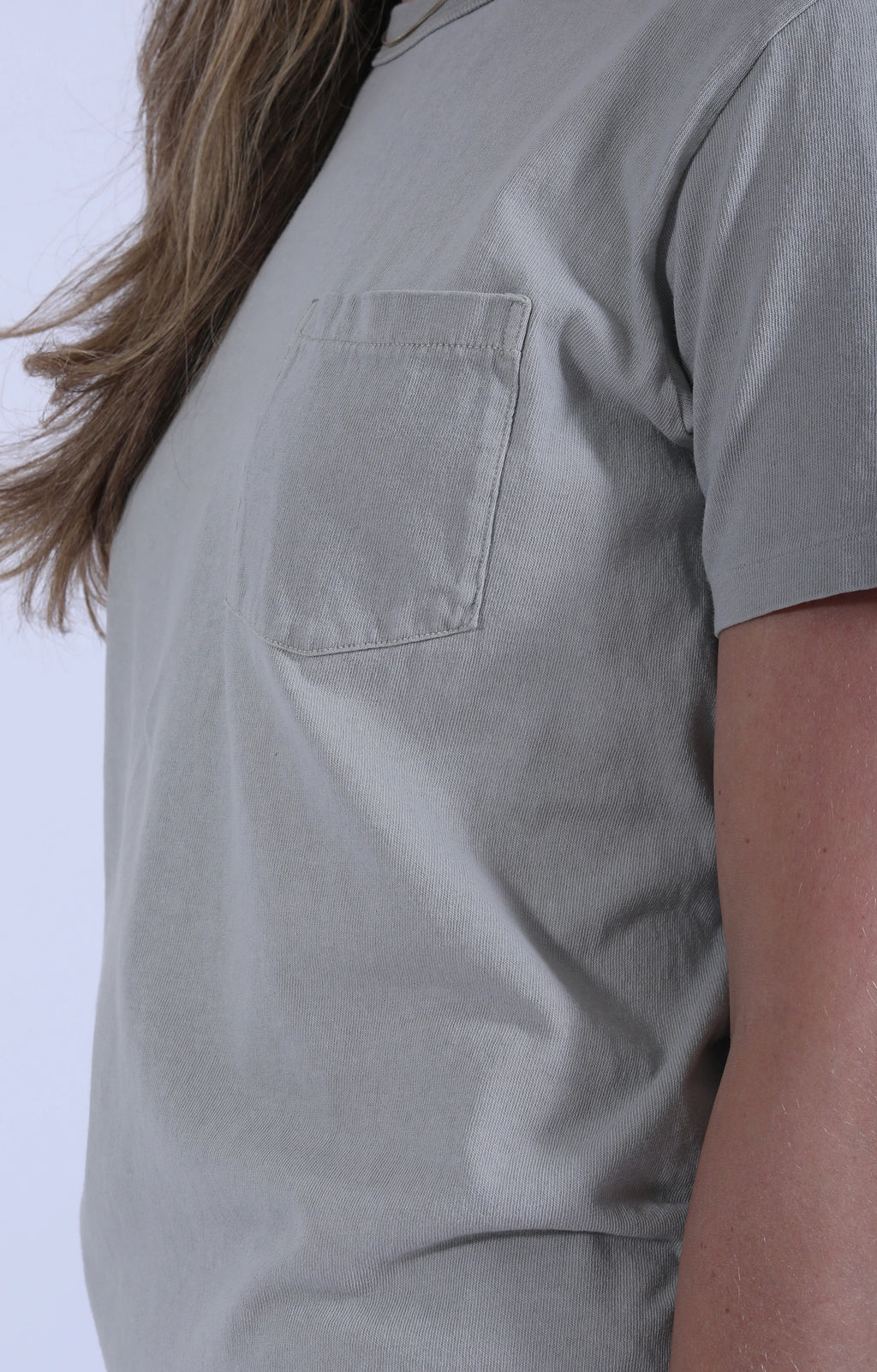 Pigment Dyed Pocket Tee Grey