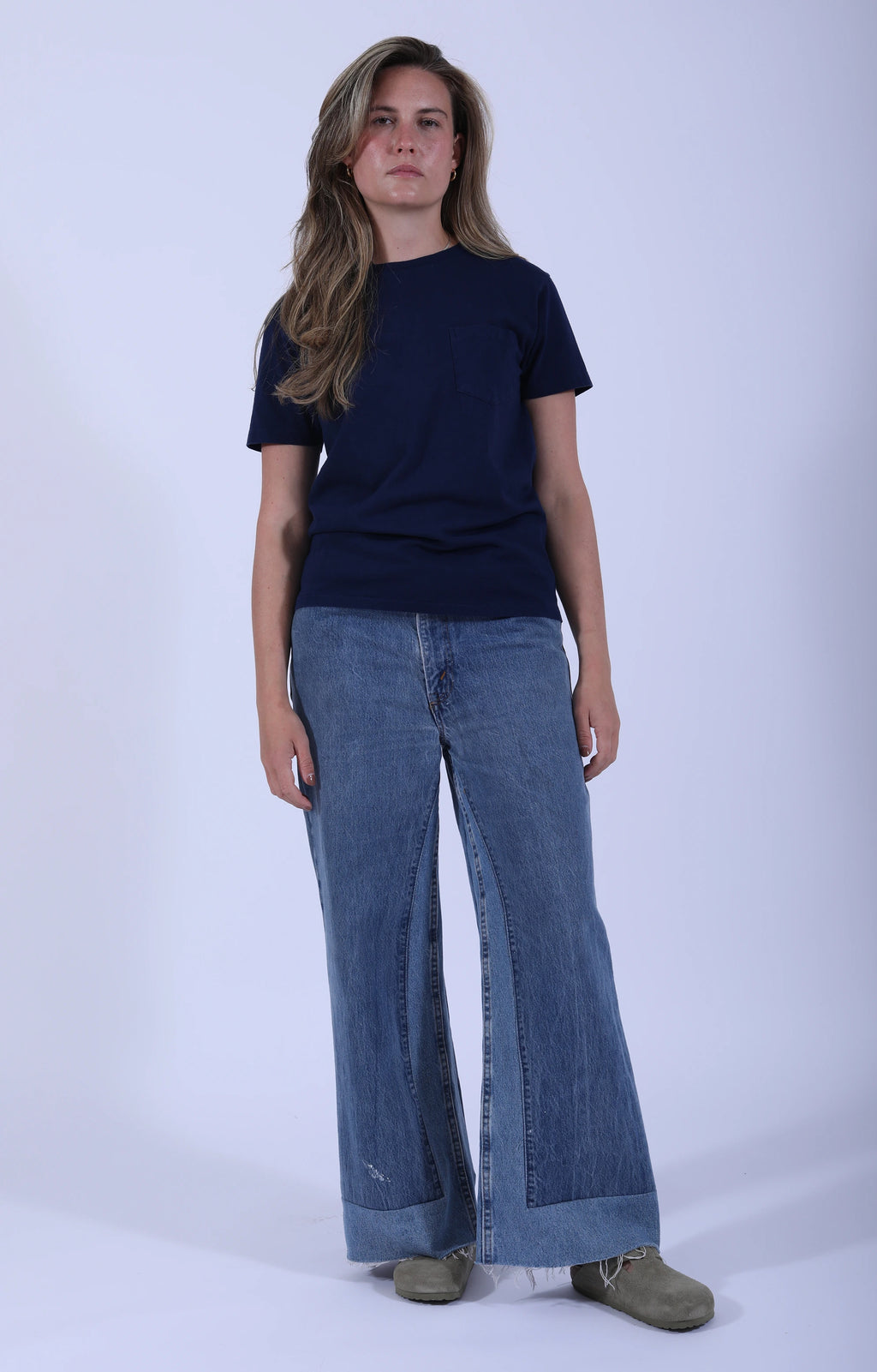 1Pac S/S w/ Pocket Navy