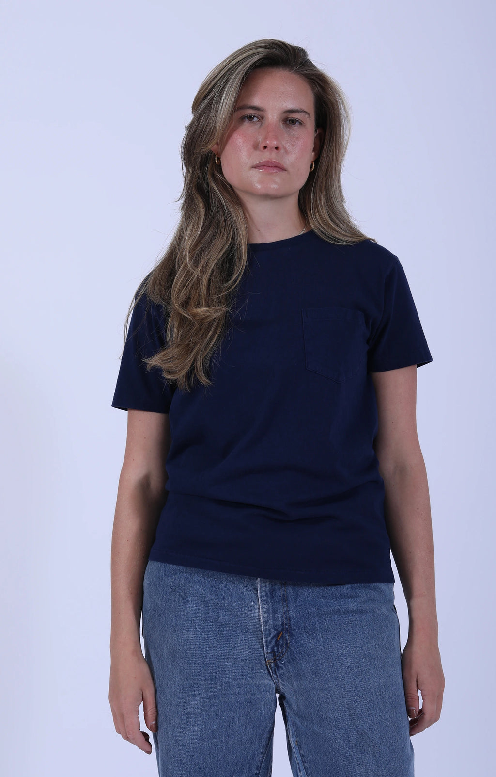 1Pac S/S w/ Pocket Navy