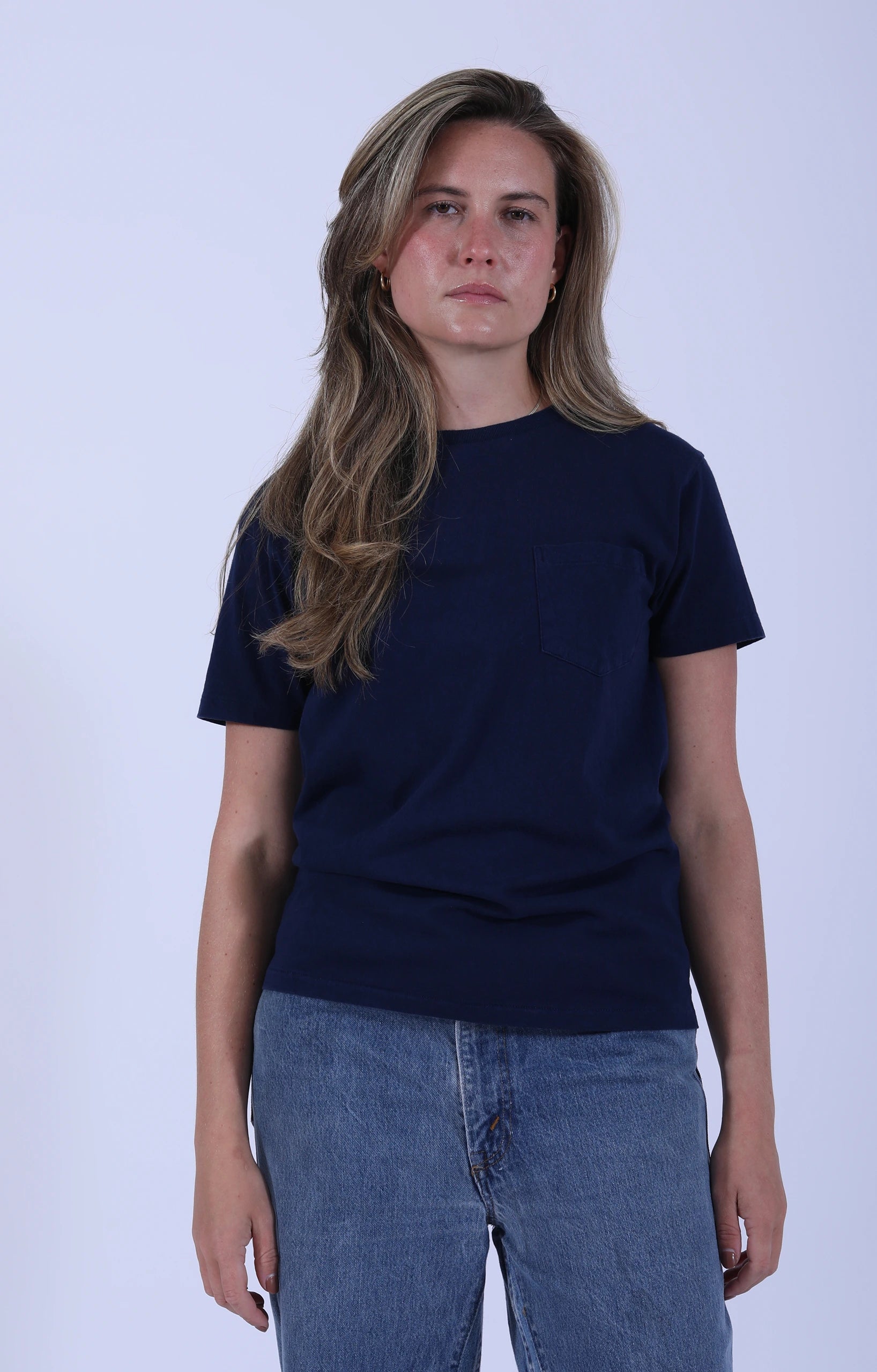 1Pac S/S w/ Pocket Navy