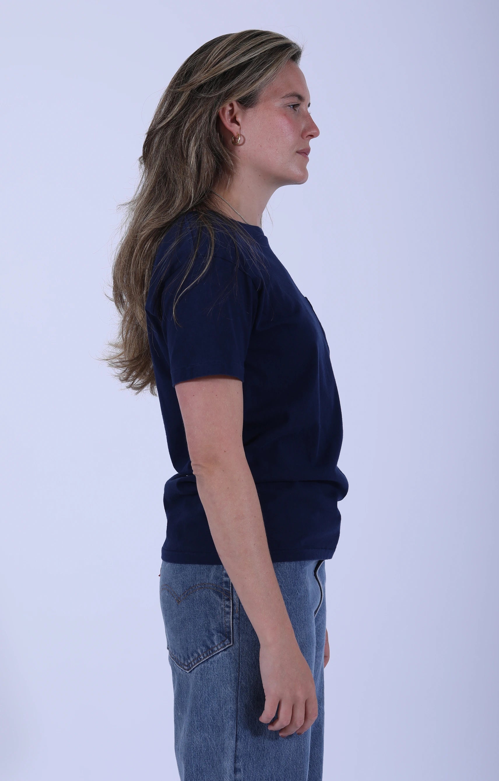 1Pac S/S w/ Pocket Navy