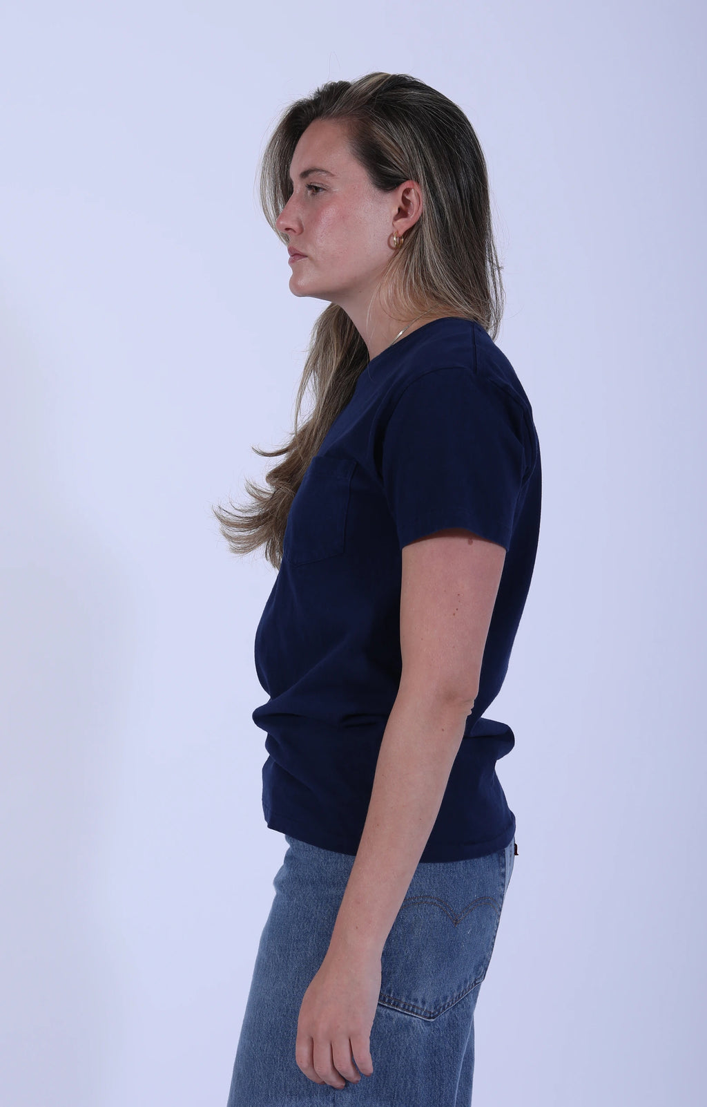 1Pac S/S w/ Pocket Navy