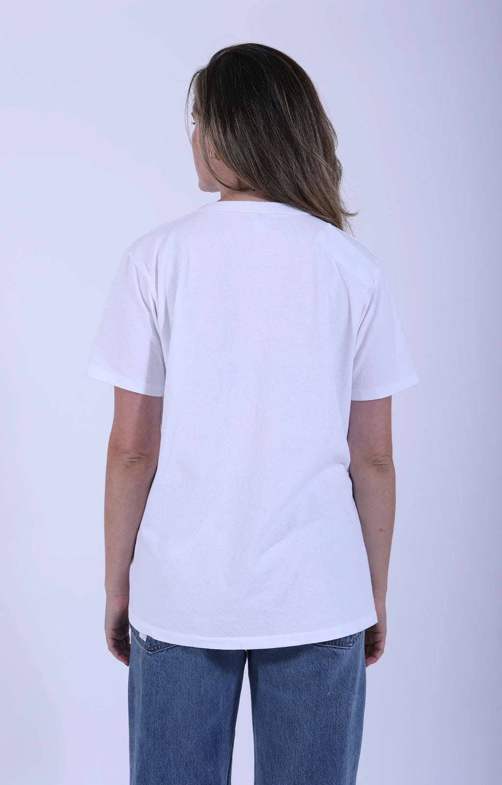 Pigment Dyed Pocket Tee White