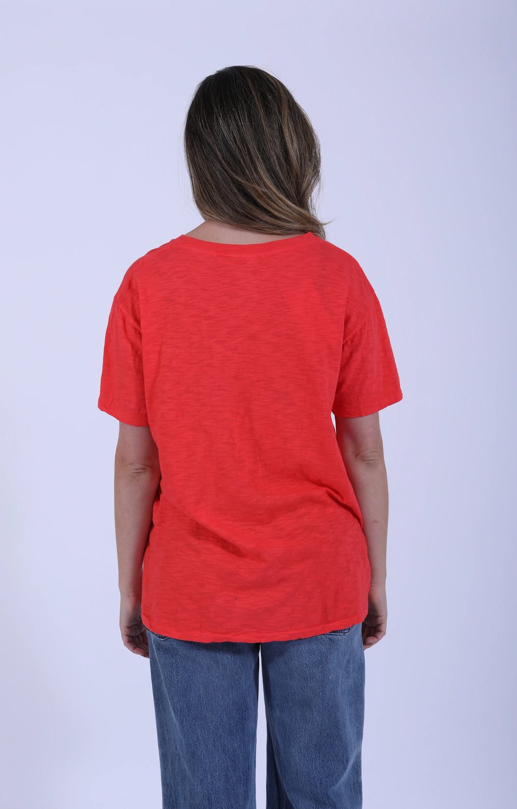 Rolled S/S Regular Tee Phoenix Red