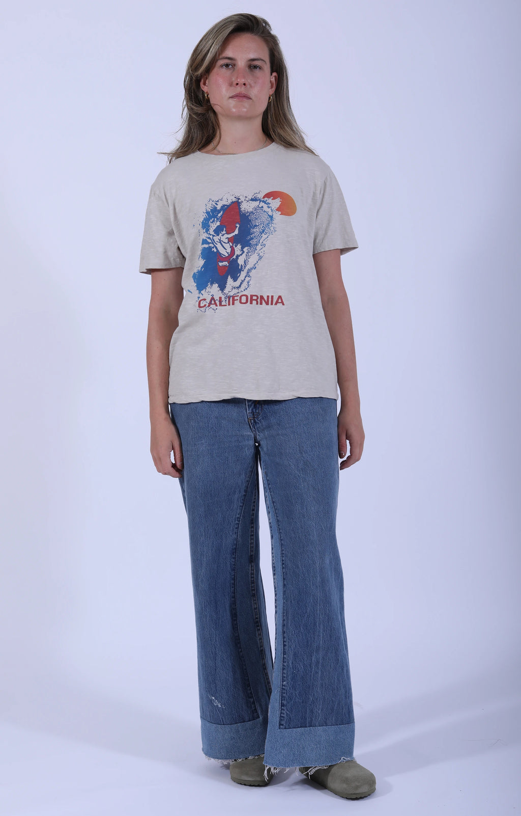 California Surf Graphic S/S Tee Oatmilk